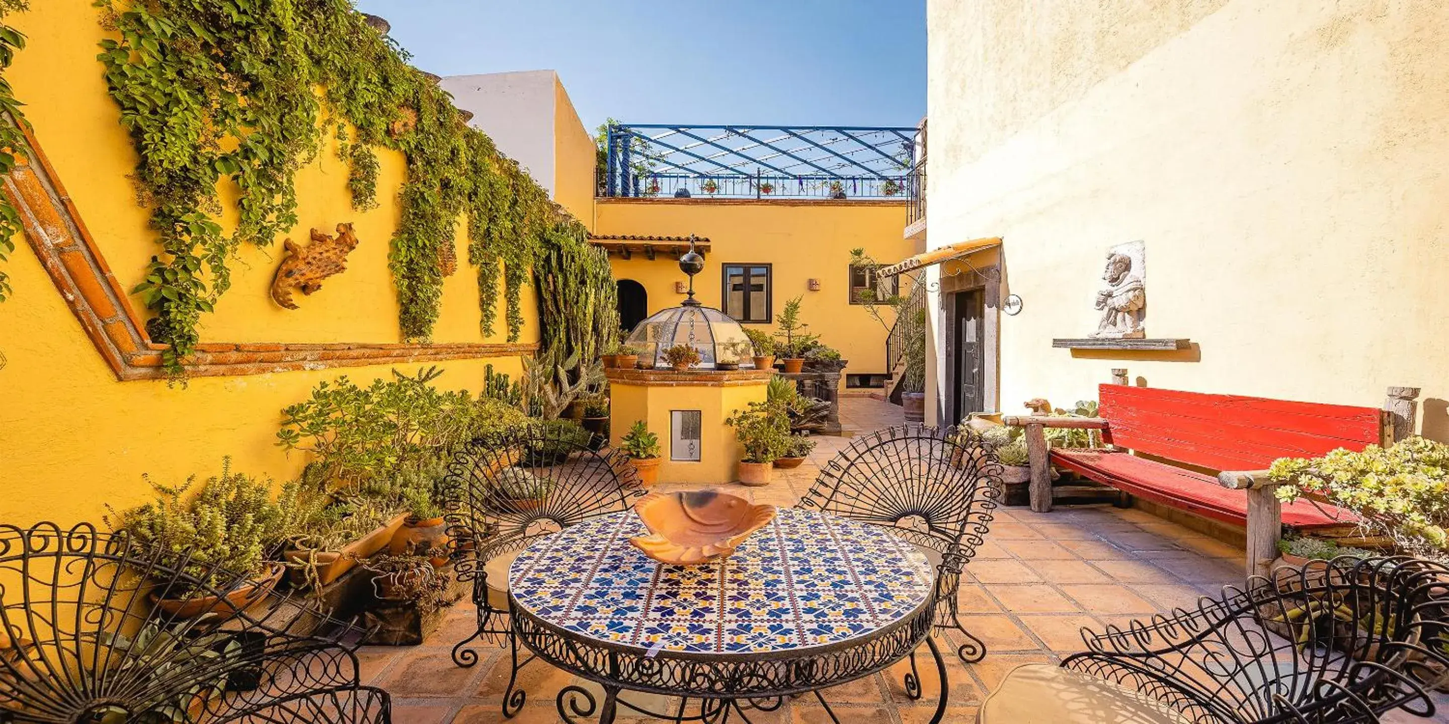 Balcony/Terrace in Hacienda El Santuario San Miguel de Allende