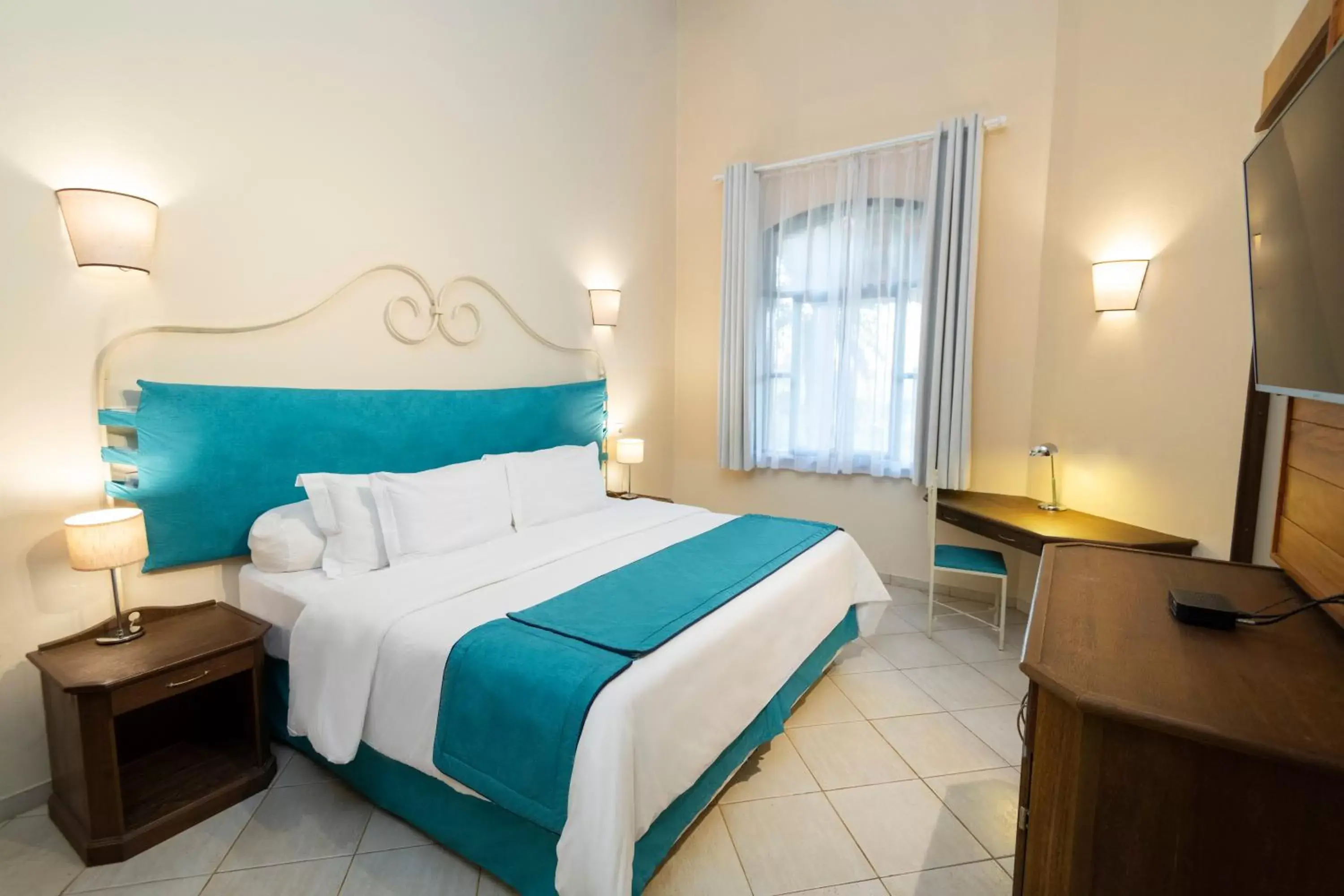 Bedroom, Bed in Hotel Villa Rossa