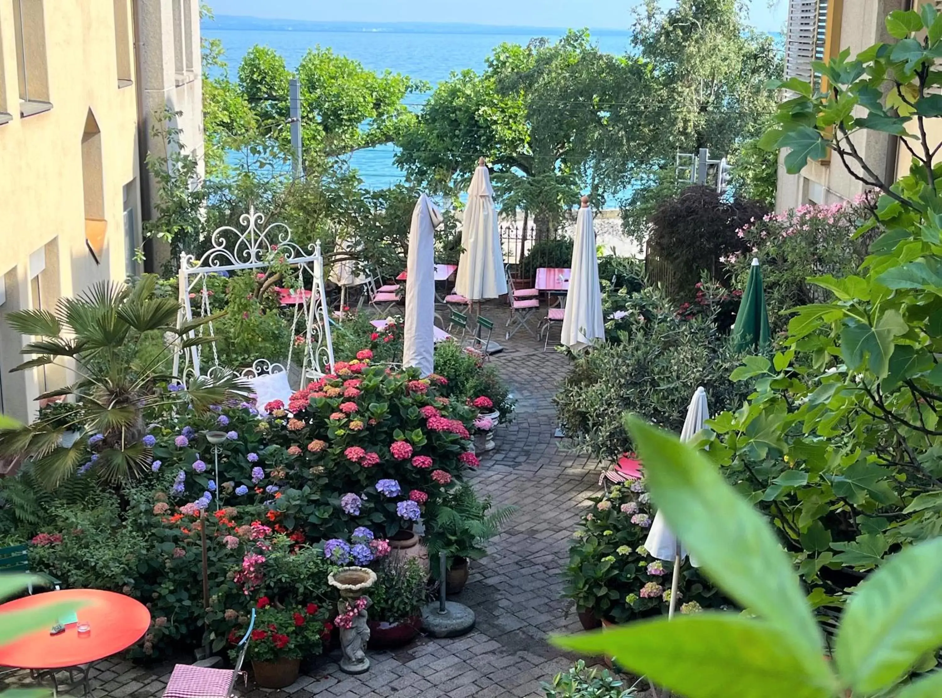 Garden in Hotel Mozart