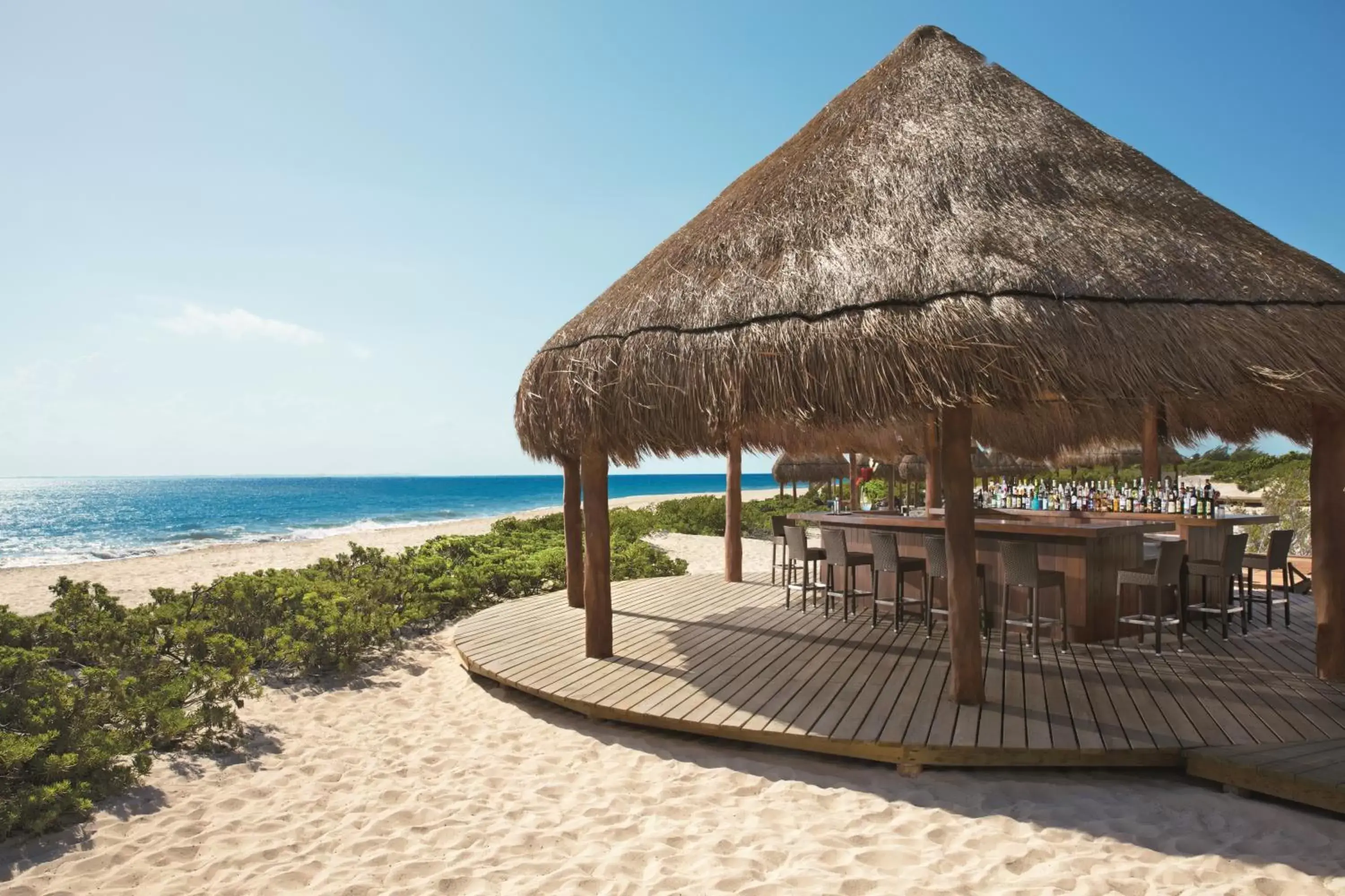 Lounge or bar, Beach in Dreams Playa Mujeres Golf & Spa Resort - All Inclusive