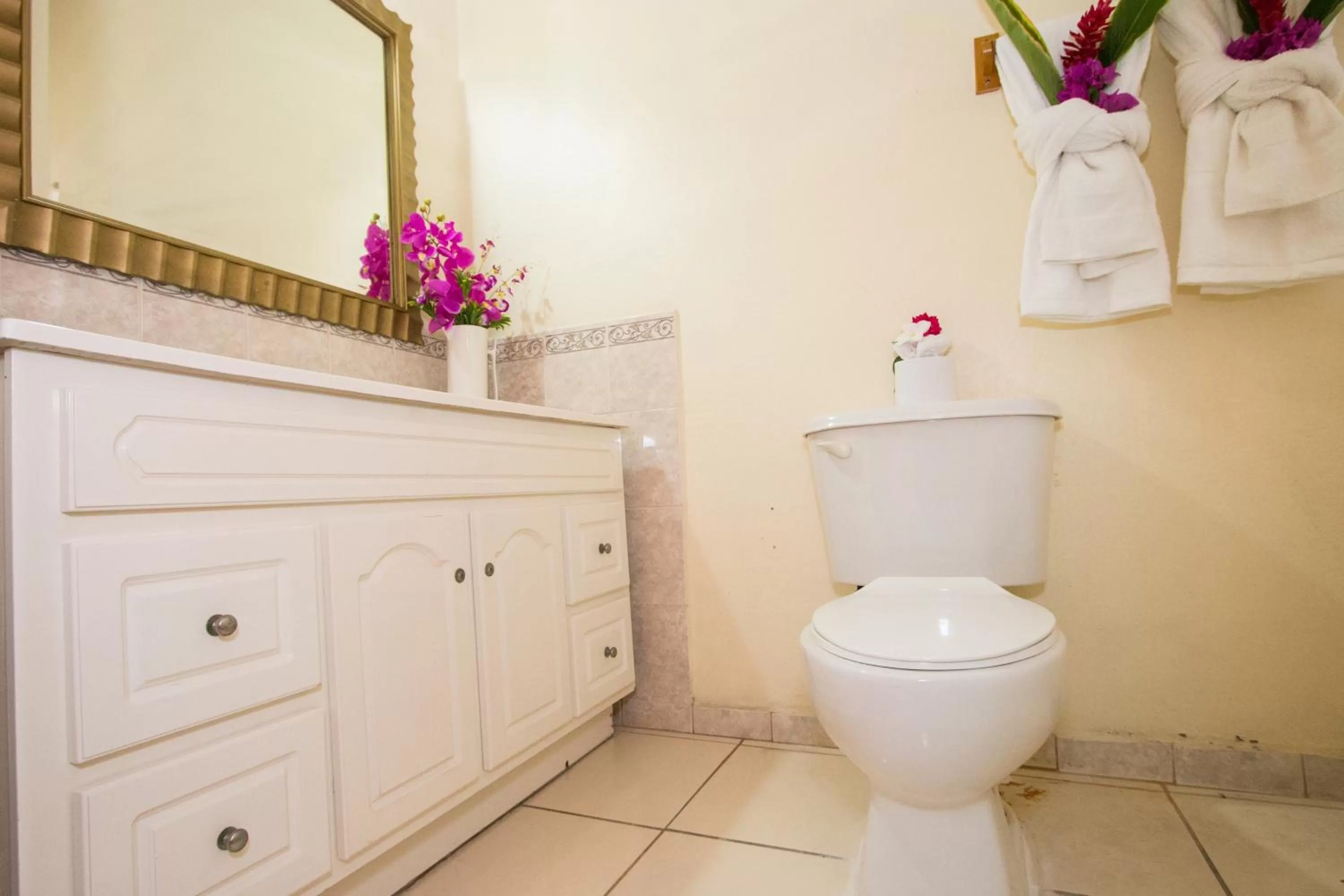 Toilet in Connie's Comfort Suites