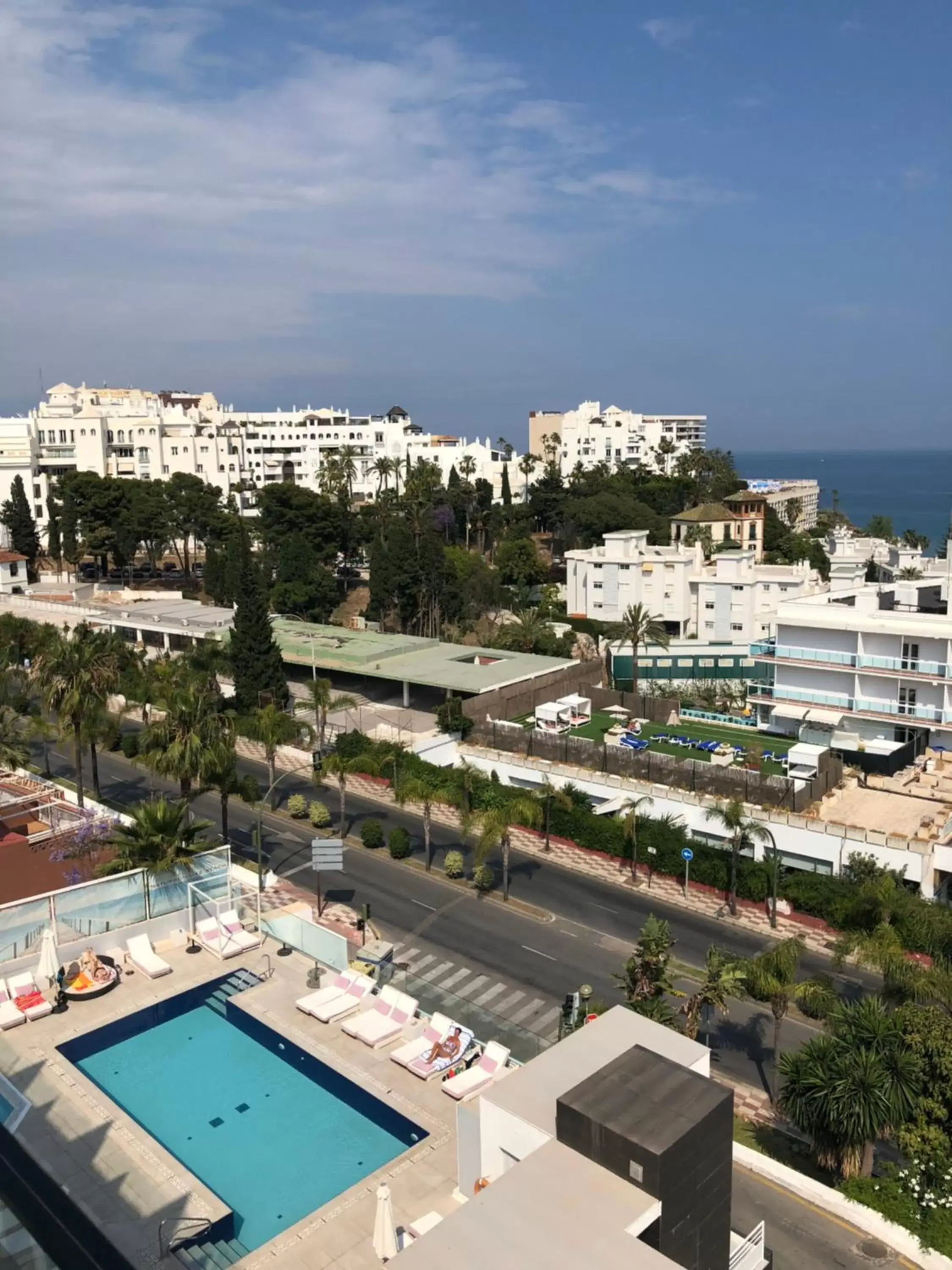 Pool view, Bird's-eye View in Hotel Natursun