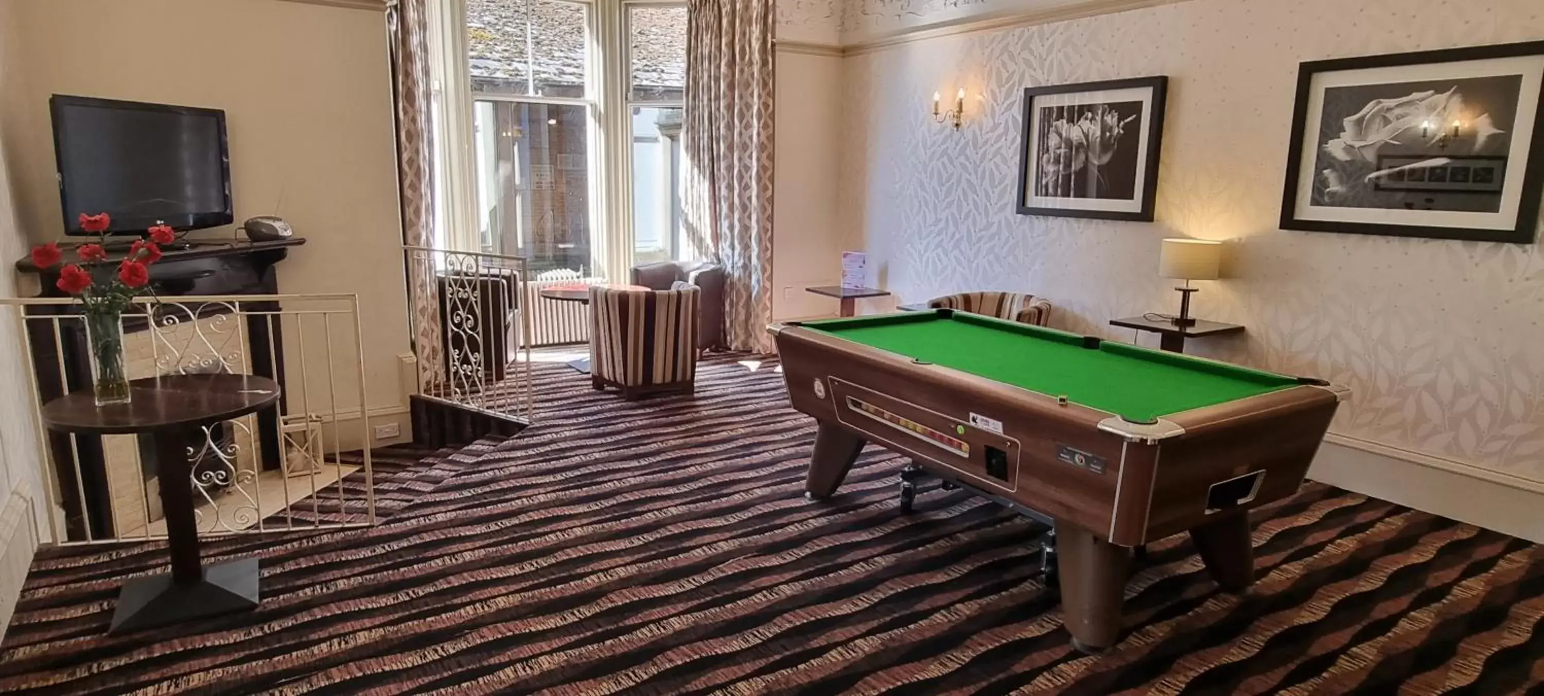 Billiards in The Pitlochry Hydro Hotel