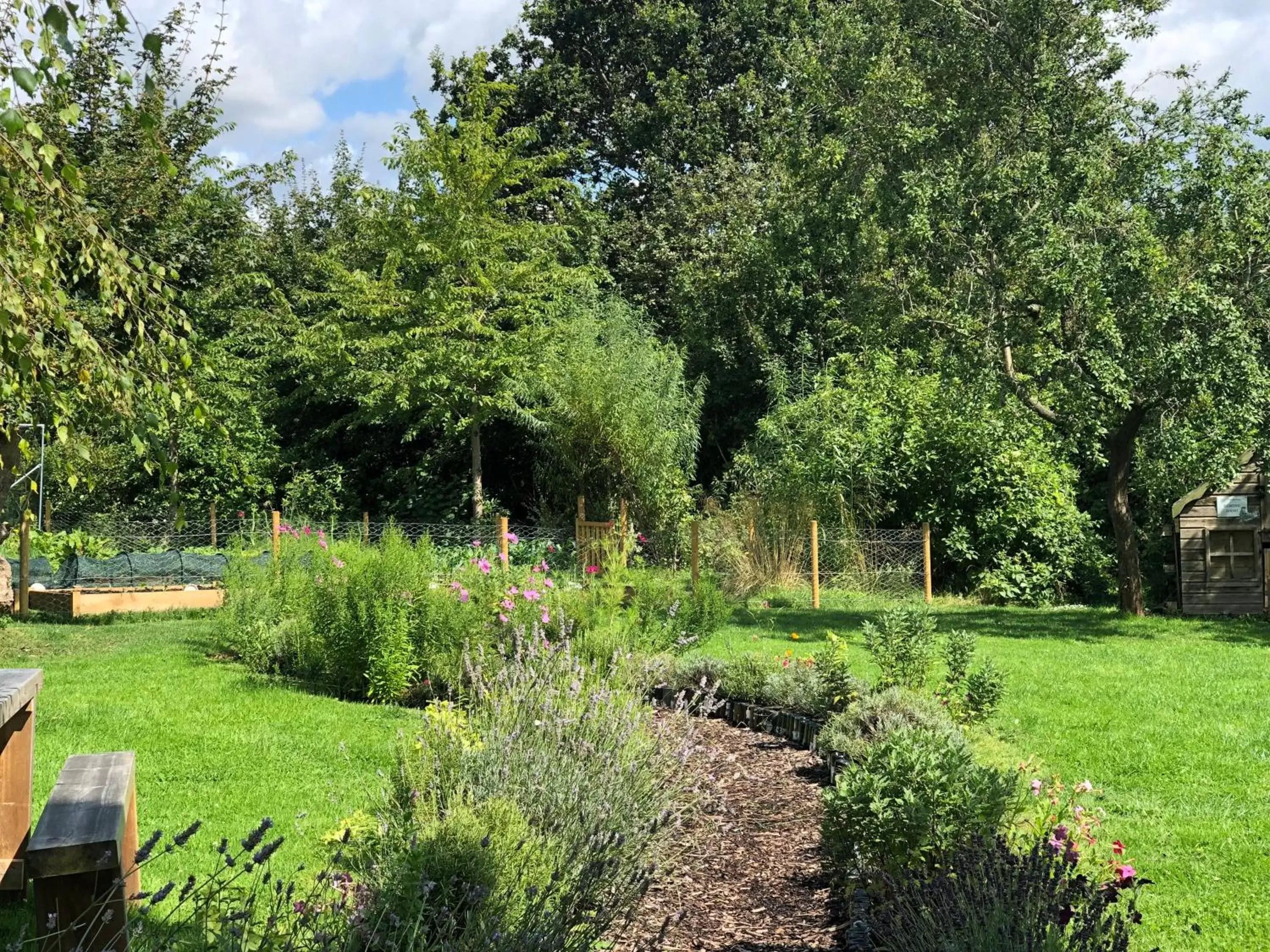 Garden in Pear Tree Inn Whitley