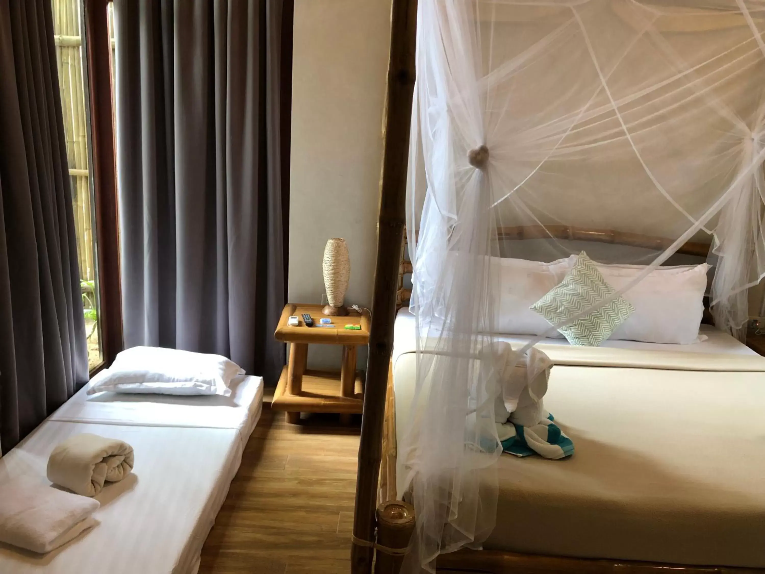 Bed in Buko Beach Resort