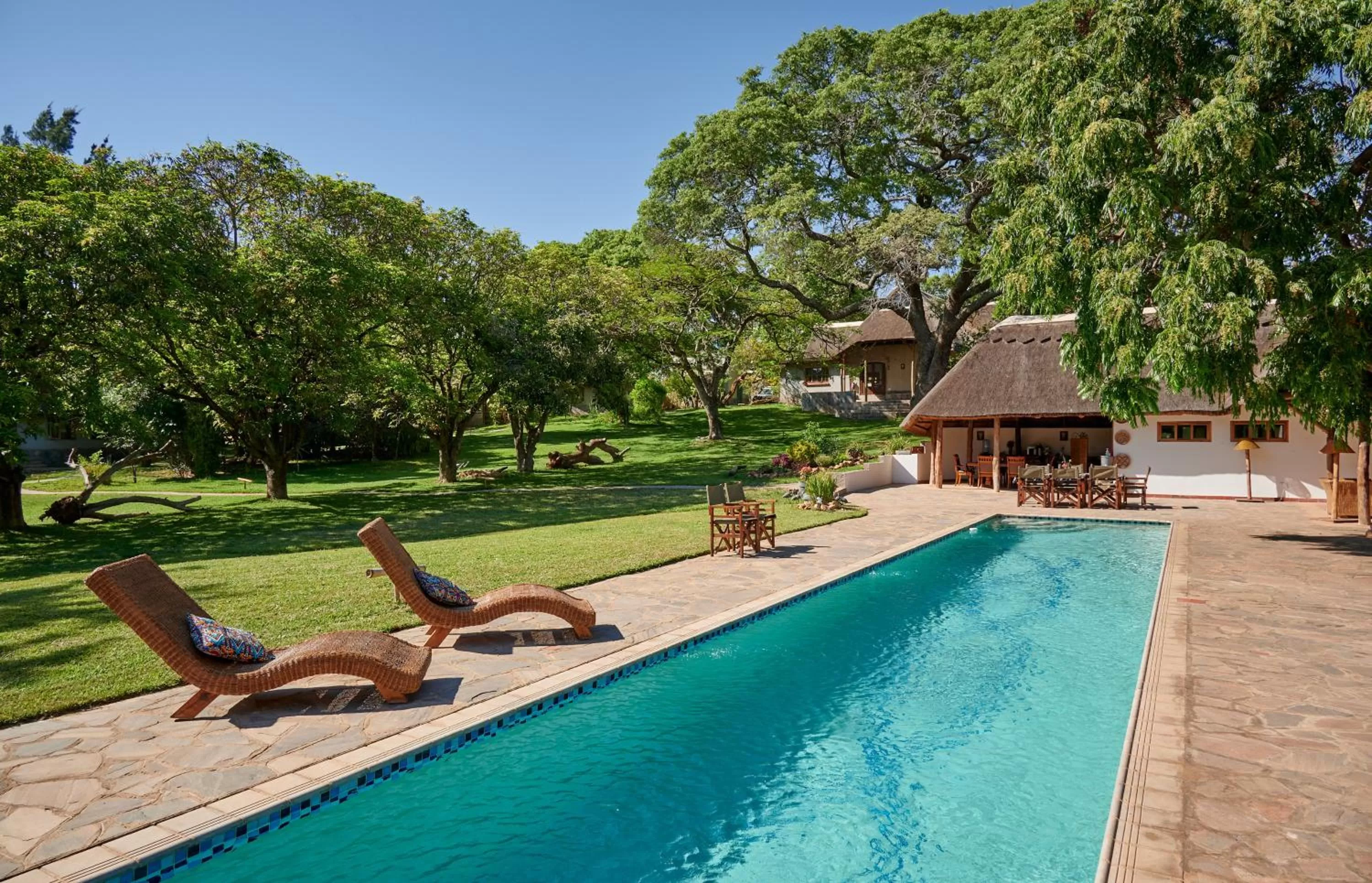 Swimming pool in Wild Dogs Lodge