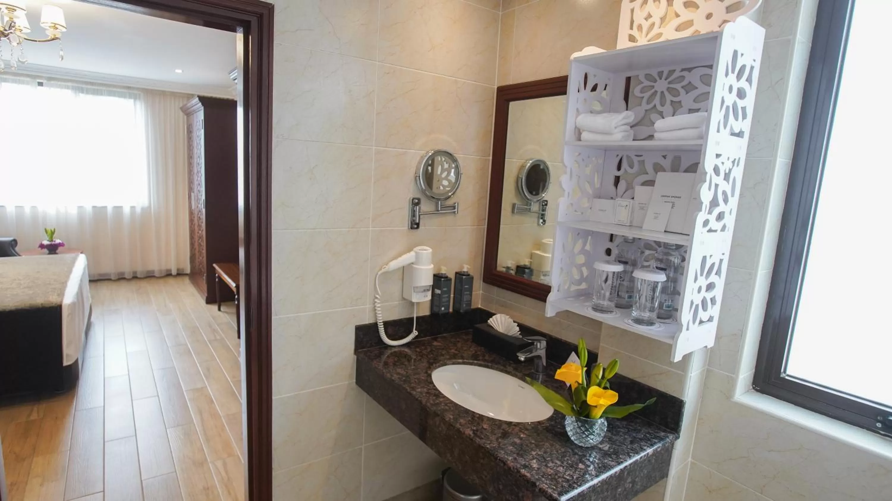 dryer, Bed in Sarova Woodlands Hotel and Spa