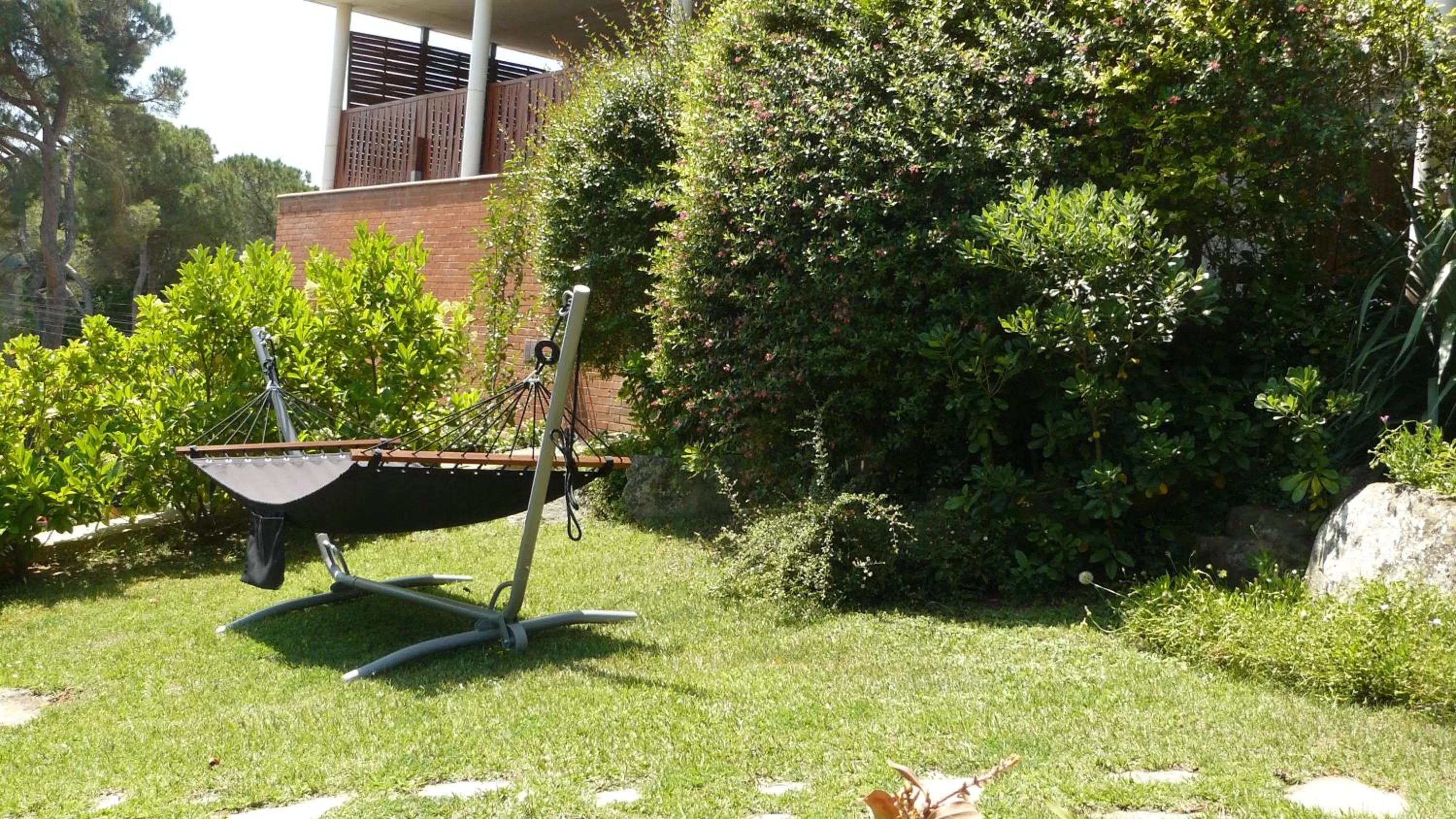 Garden view in B&B Inés