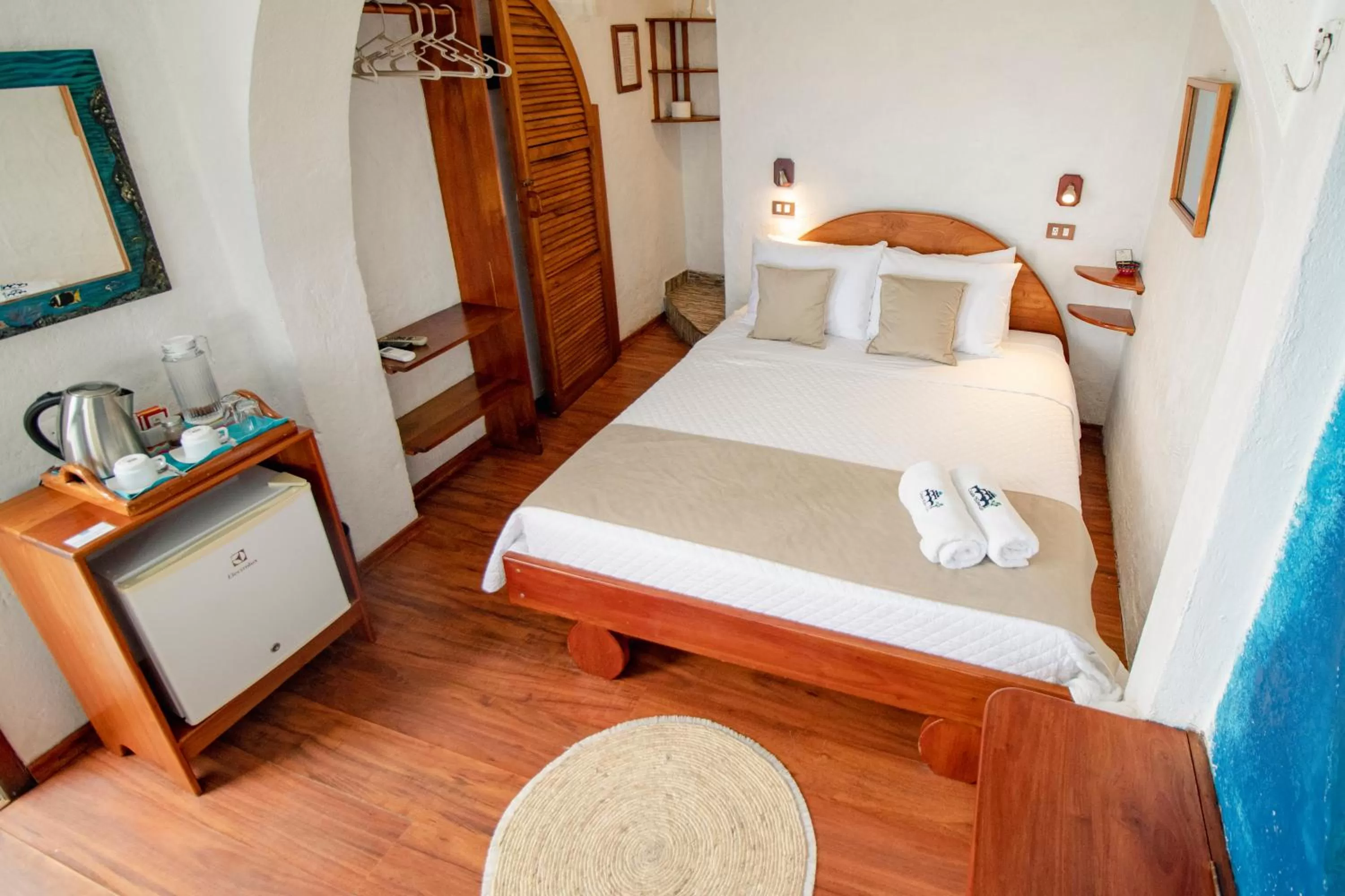 Bed in Hotel Casa Blanca