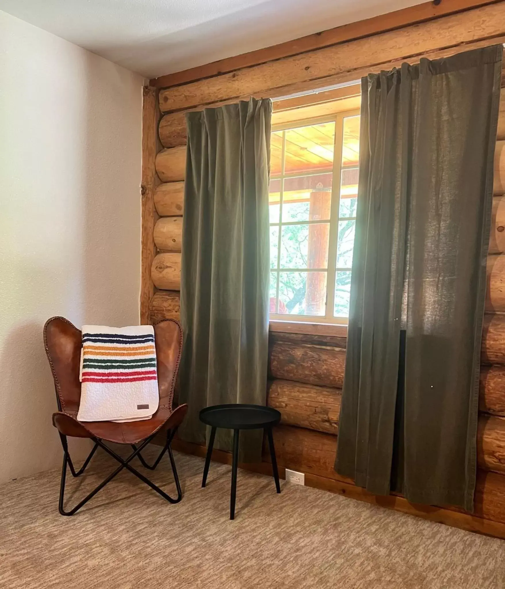 Seating Area in Bear Creek Cabins