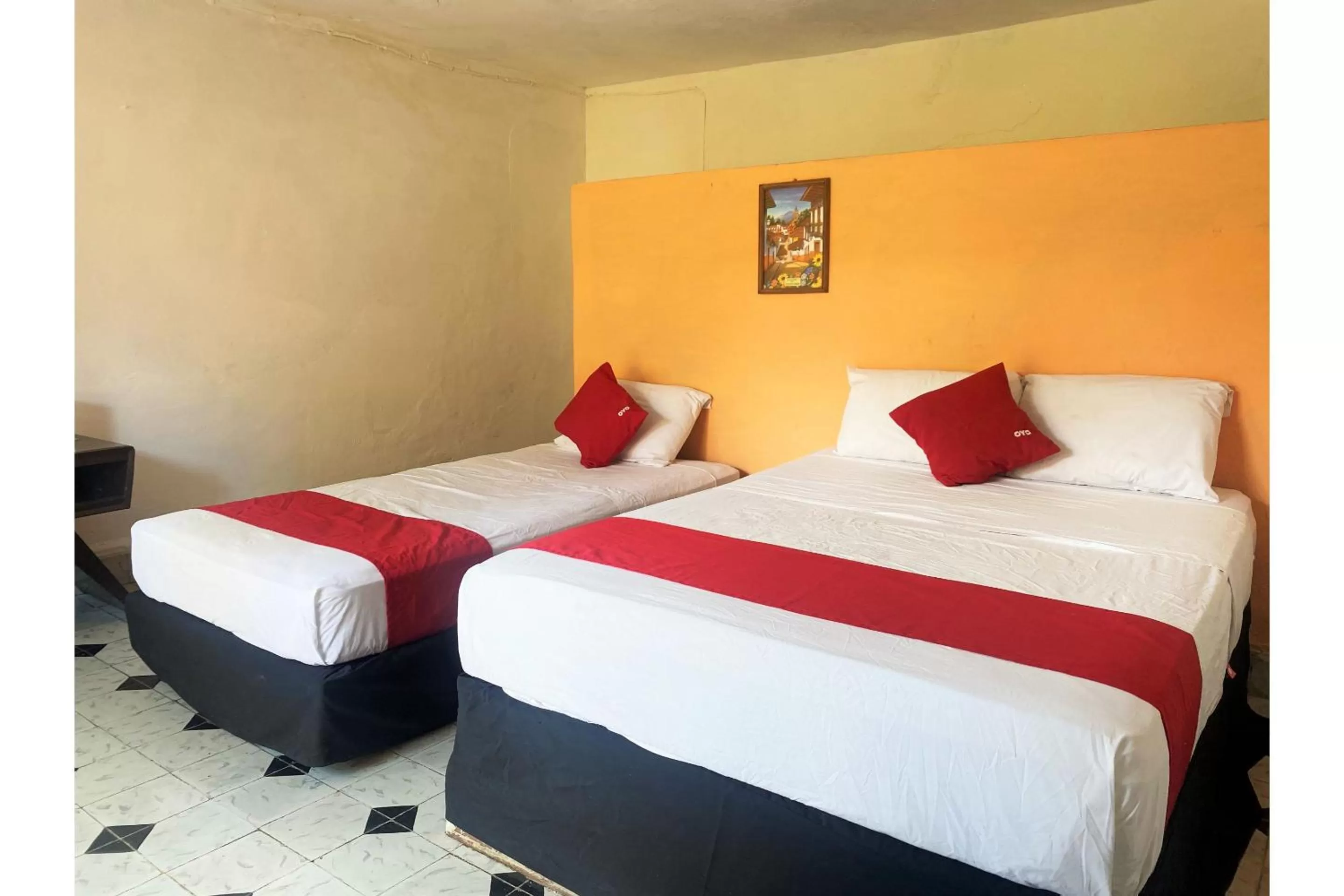 Bedroom, Bed in OYO Posada Espinosa, Mérida, Parque de Santa Ana