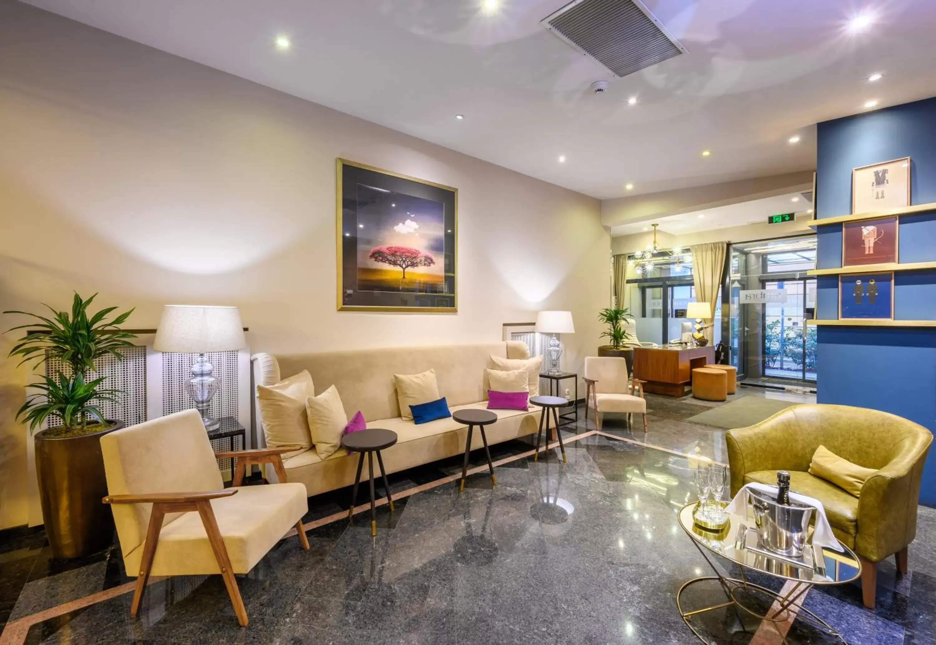 Lobby or reception in Ambra Hotel Lobby or reception in Ambra Hotel