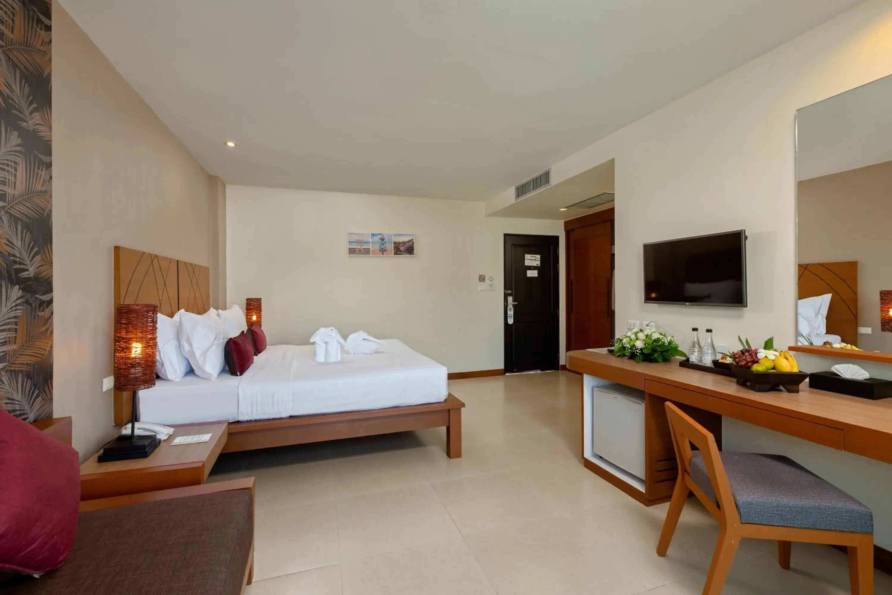 Bedroom, Bed in Baramee Resortel Bedroom, Bed in Baramee Resortel