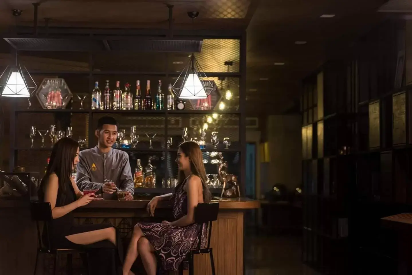 Lounge or bar in Acqua Hotel Lounge or bar in Acqua Hotel