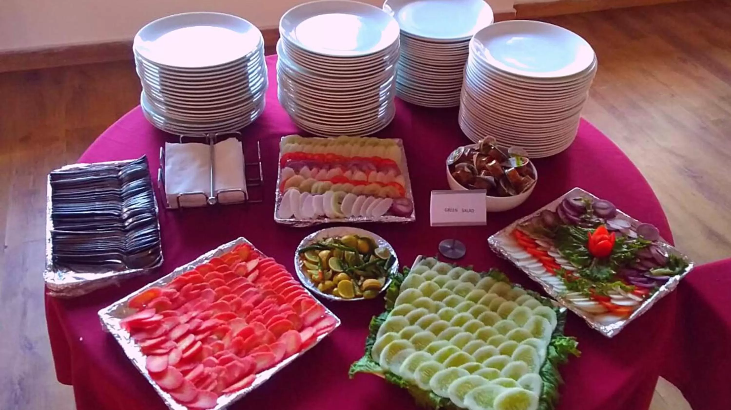 Buffet breakfast, Food in ShriGo Pyramid Home Divine - A Wellness Resort