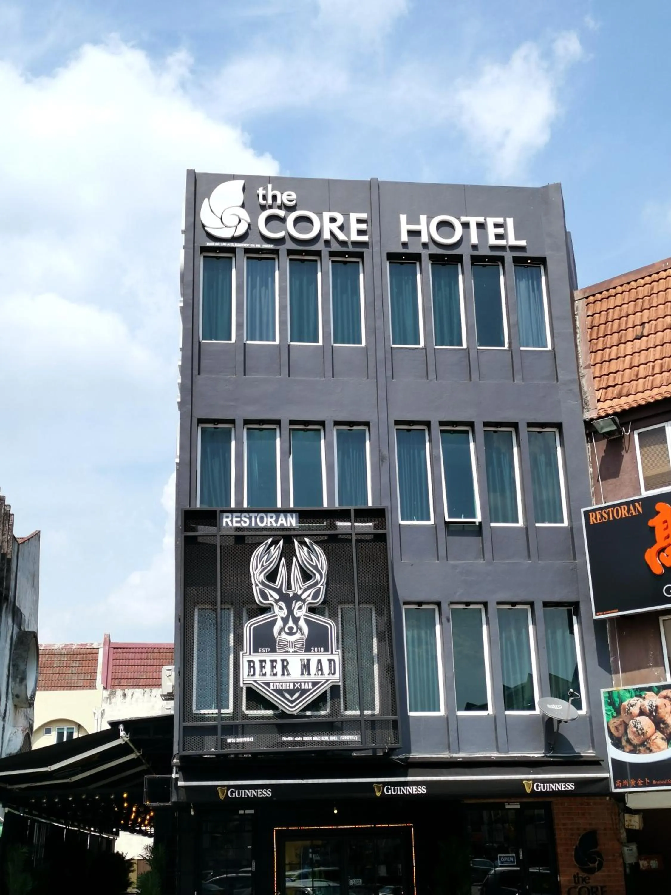 Facade/entrance in The Core Hotel