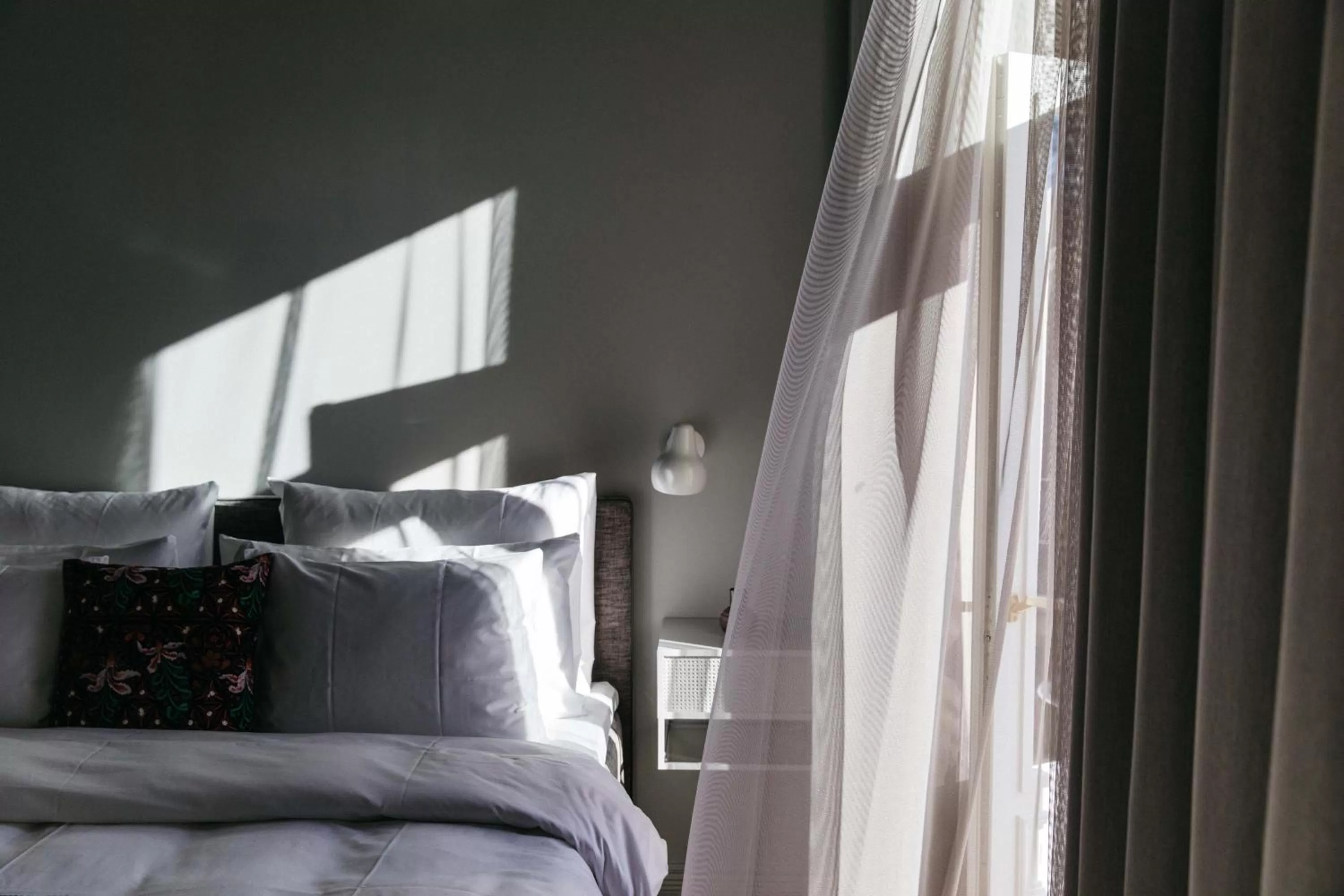 Decorative detail, Bed in Hotel St. George Helsinki