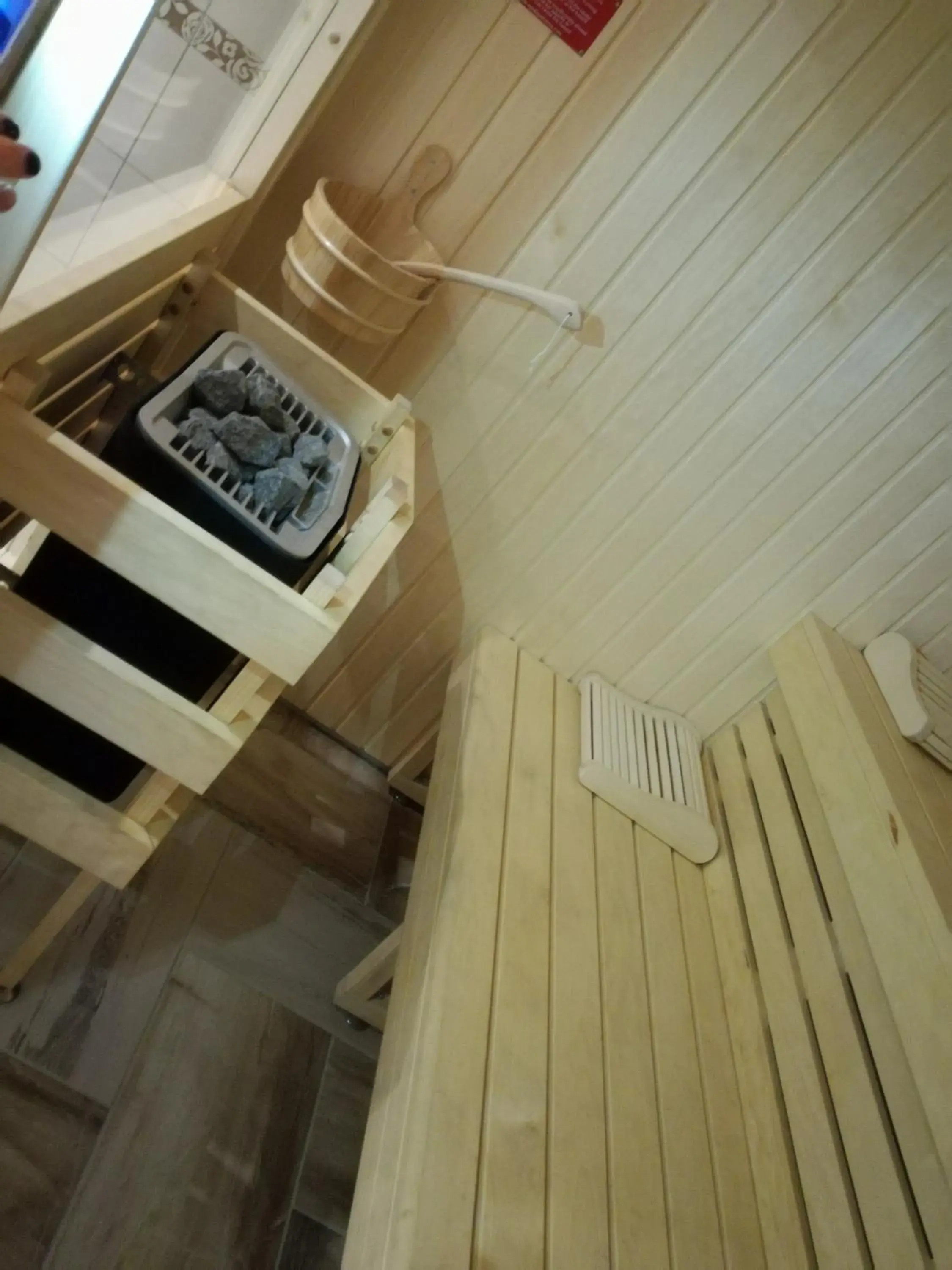 Sauna in Le Grand Hotel