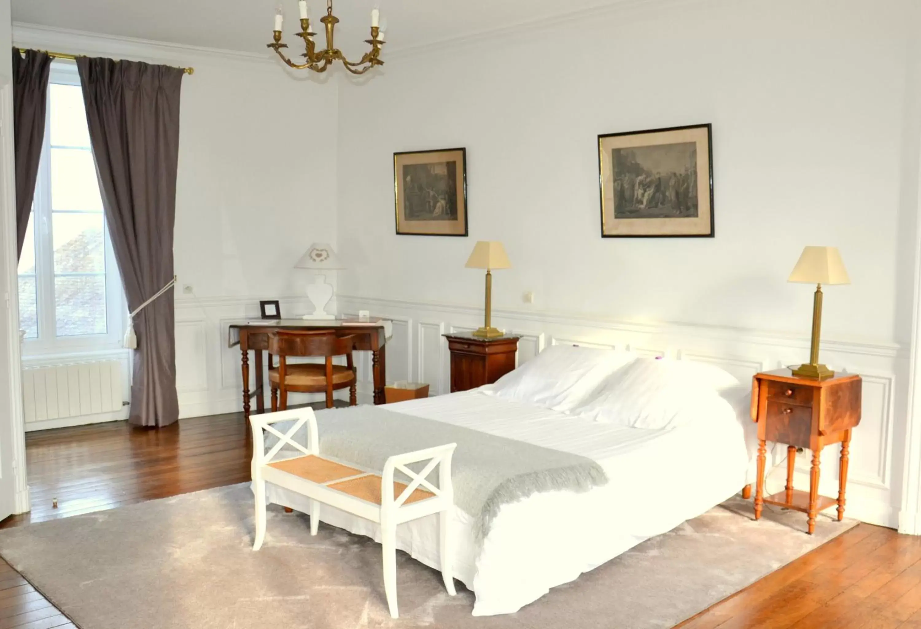 Bedroom, Bed in Clos de Bellefontaine B&B