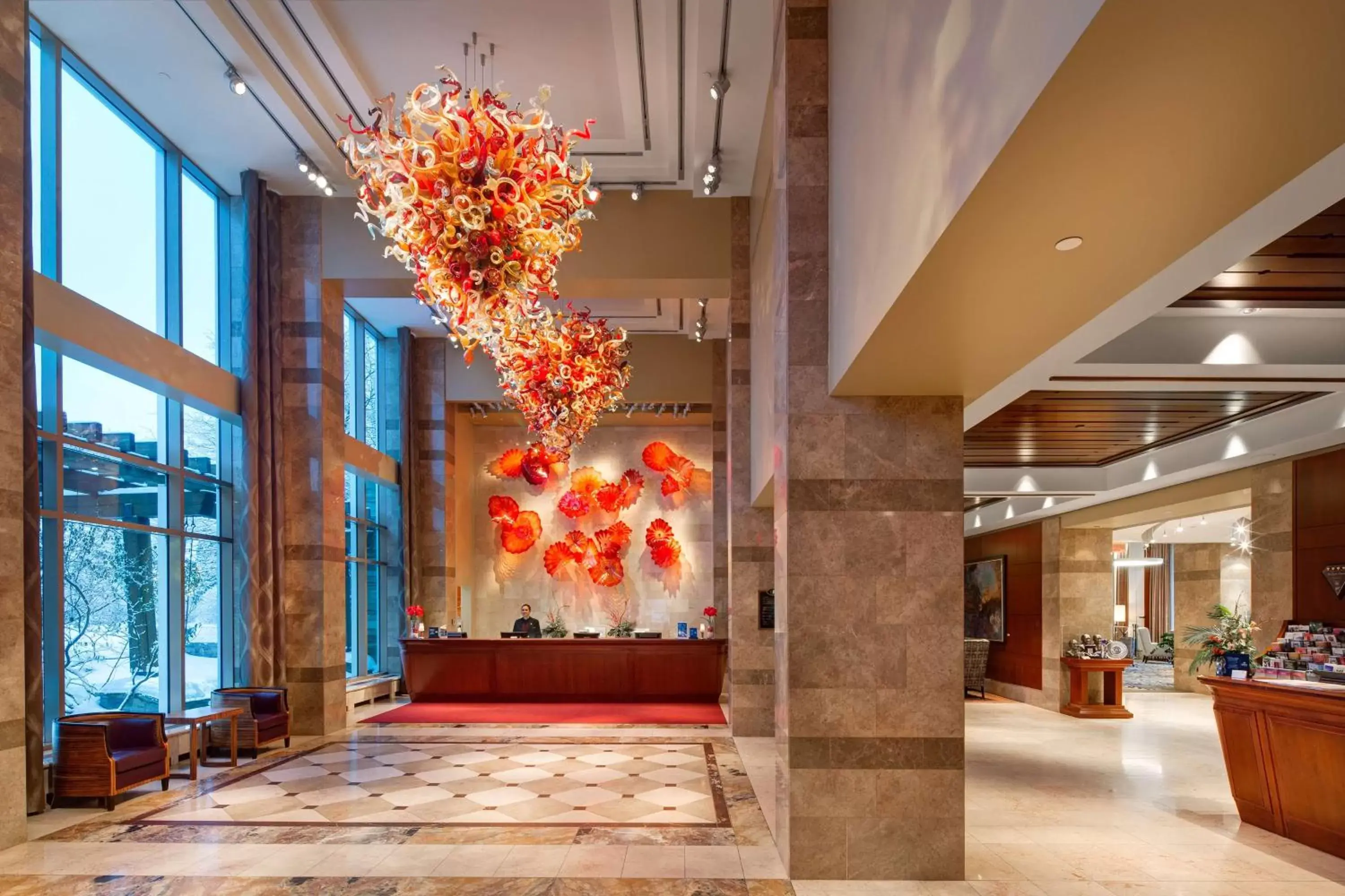 Lobby or reception in Hilton Lac-Leamy