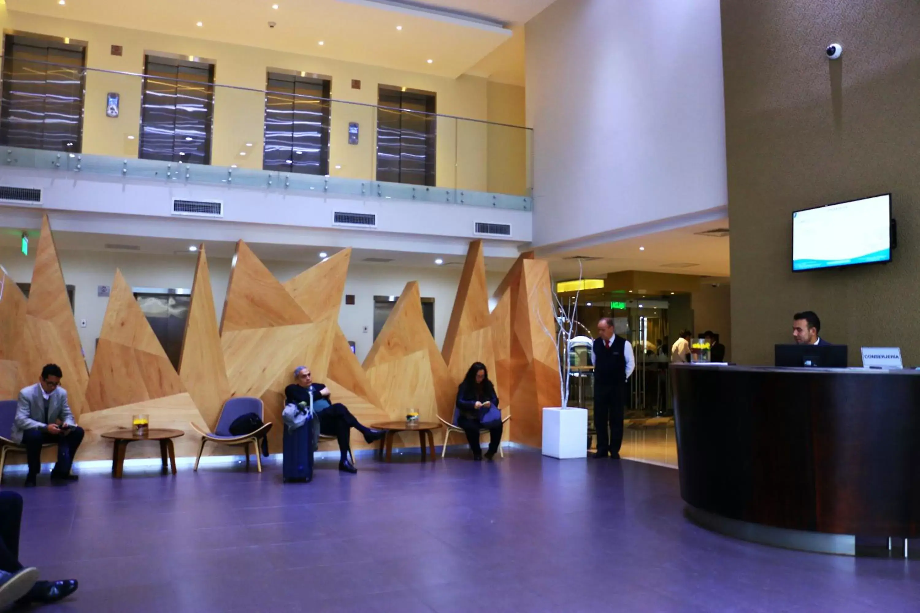 Lobby or reception in Hotel Diego de Almagro Providencia