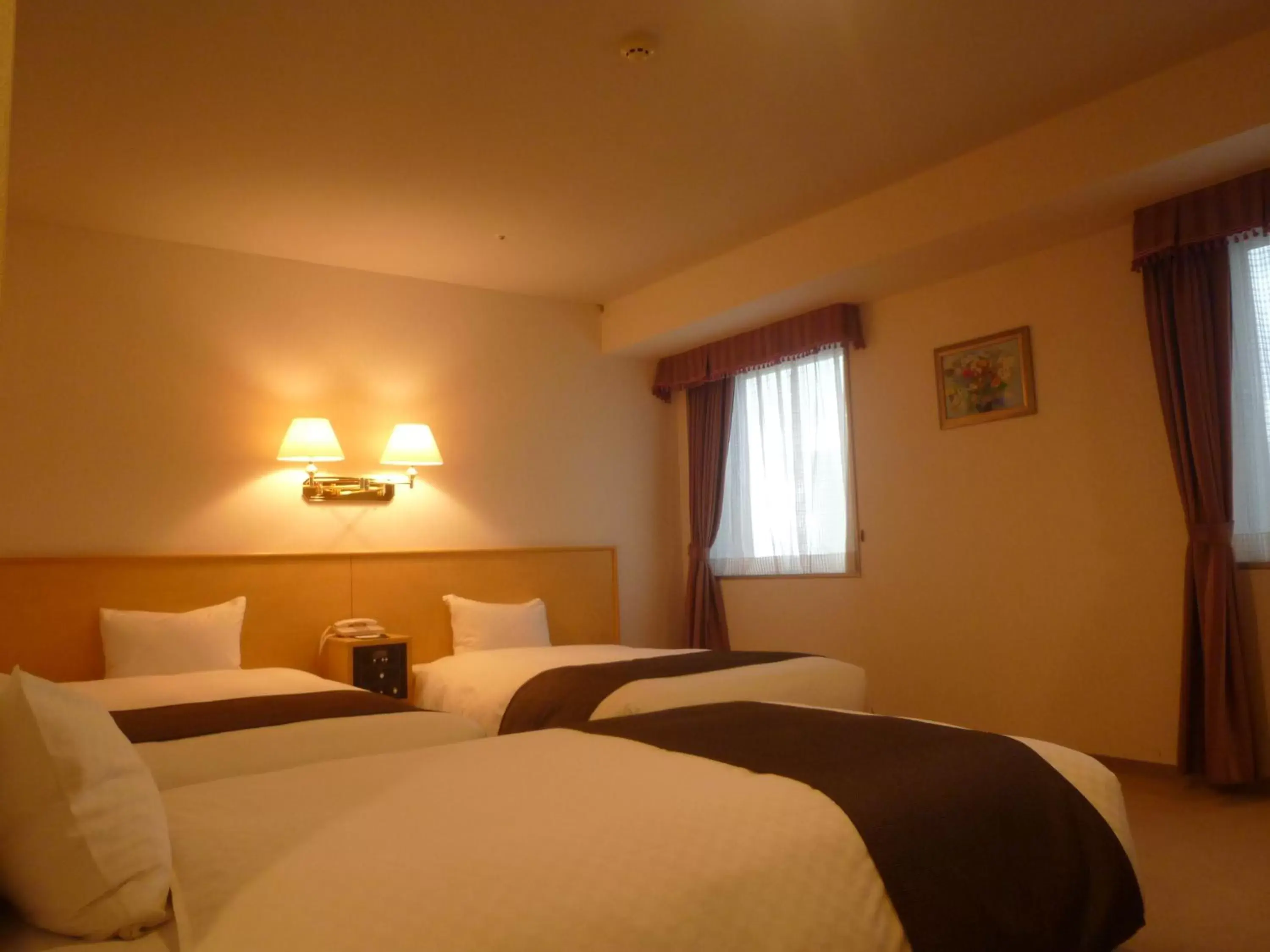 Photo of the whole room, Bed in Yamagata Kokusai Hotel