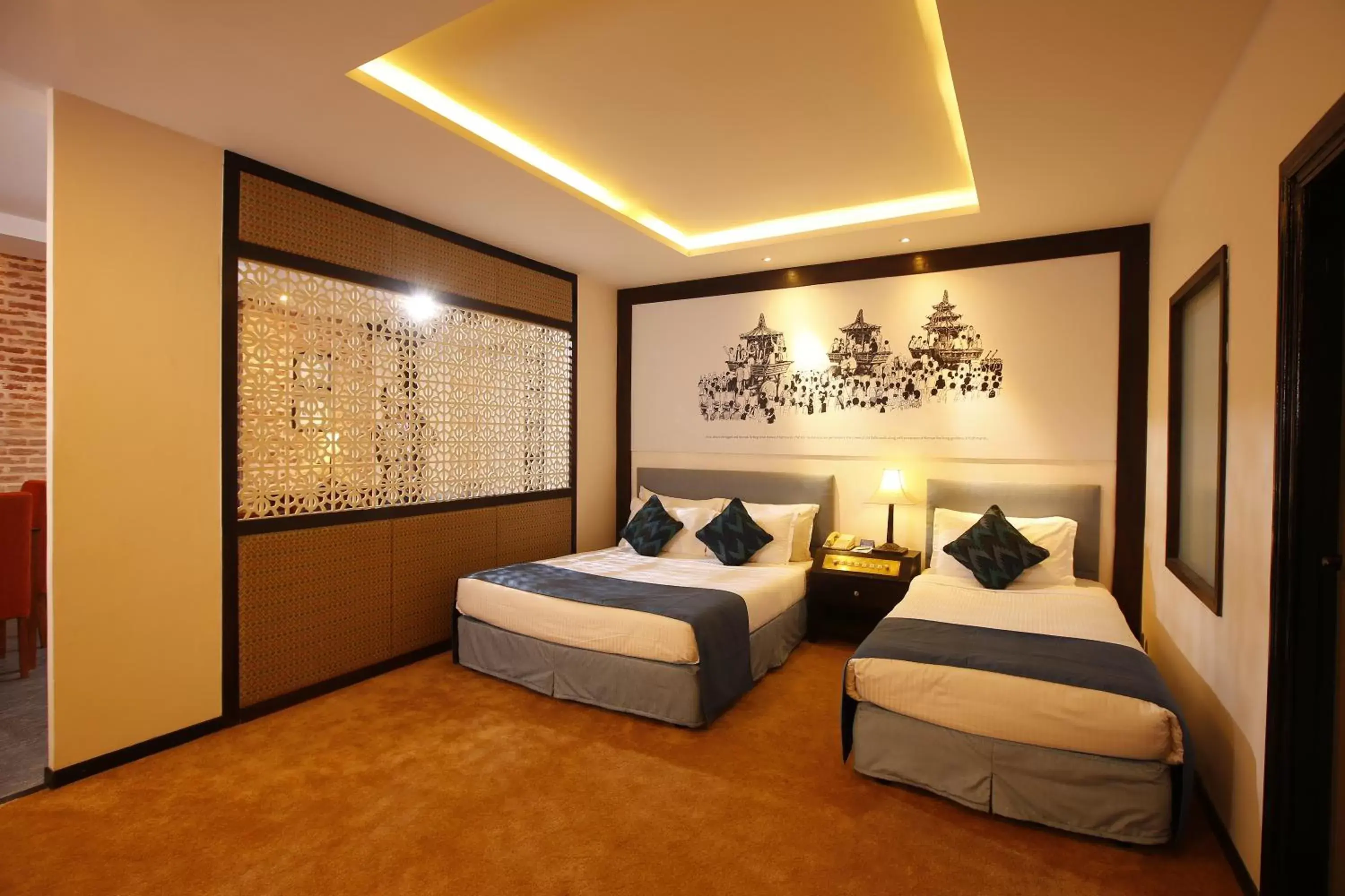Bedroom, Bed in Royal Singi Hotel