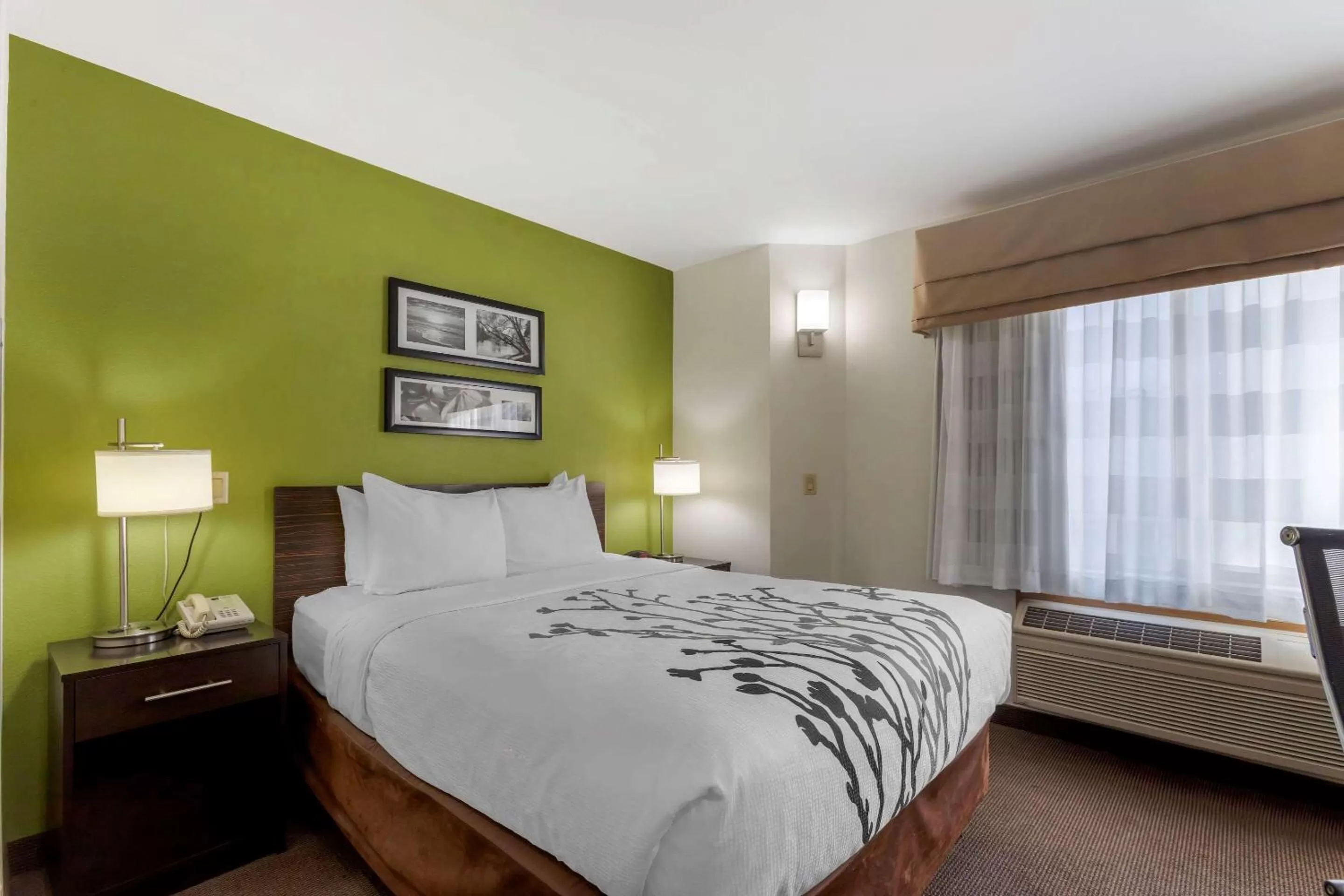 Bedroom, Bed in Sleep Inn Ontario