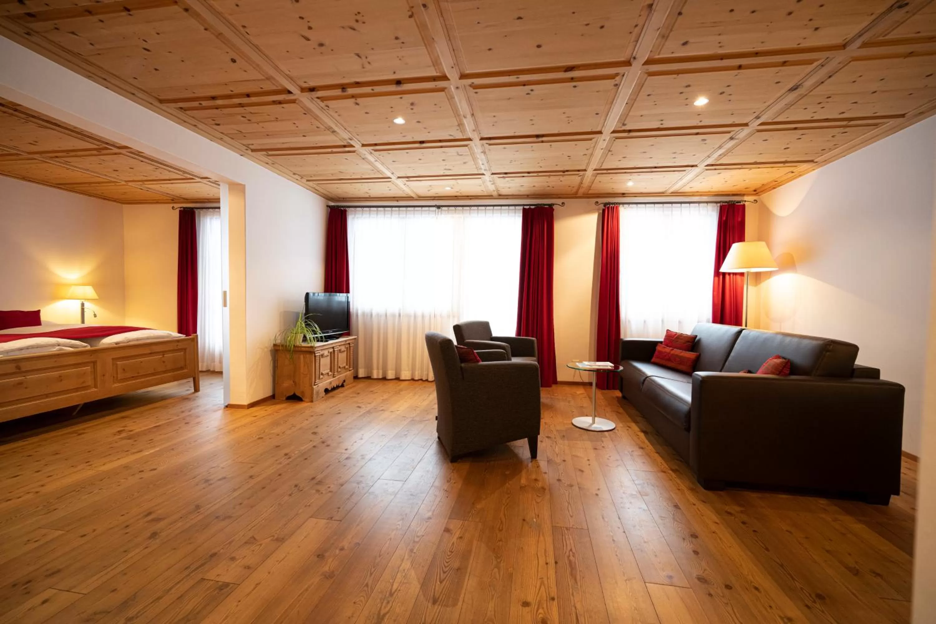 Living room in Hotel Engiadina