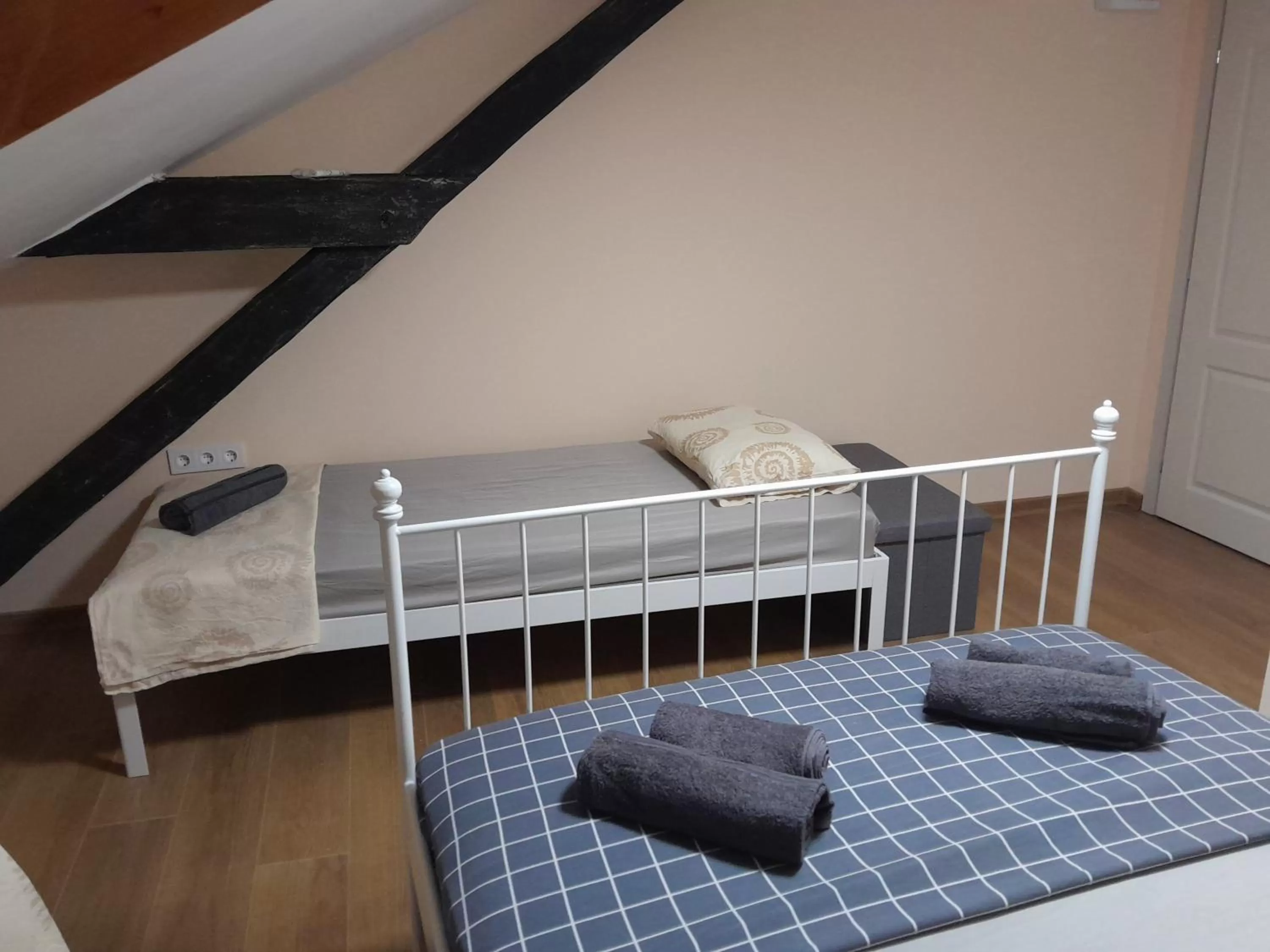 Bed in HANCHO SevenUps - KAPANA Plovdiv Center