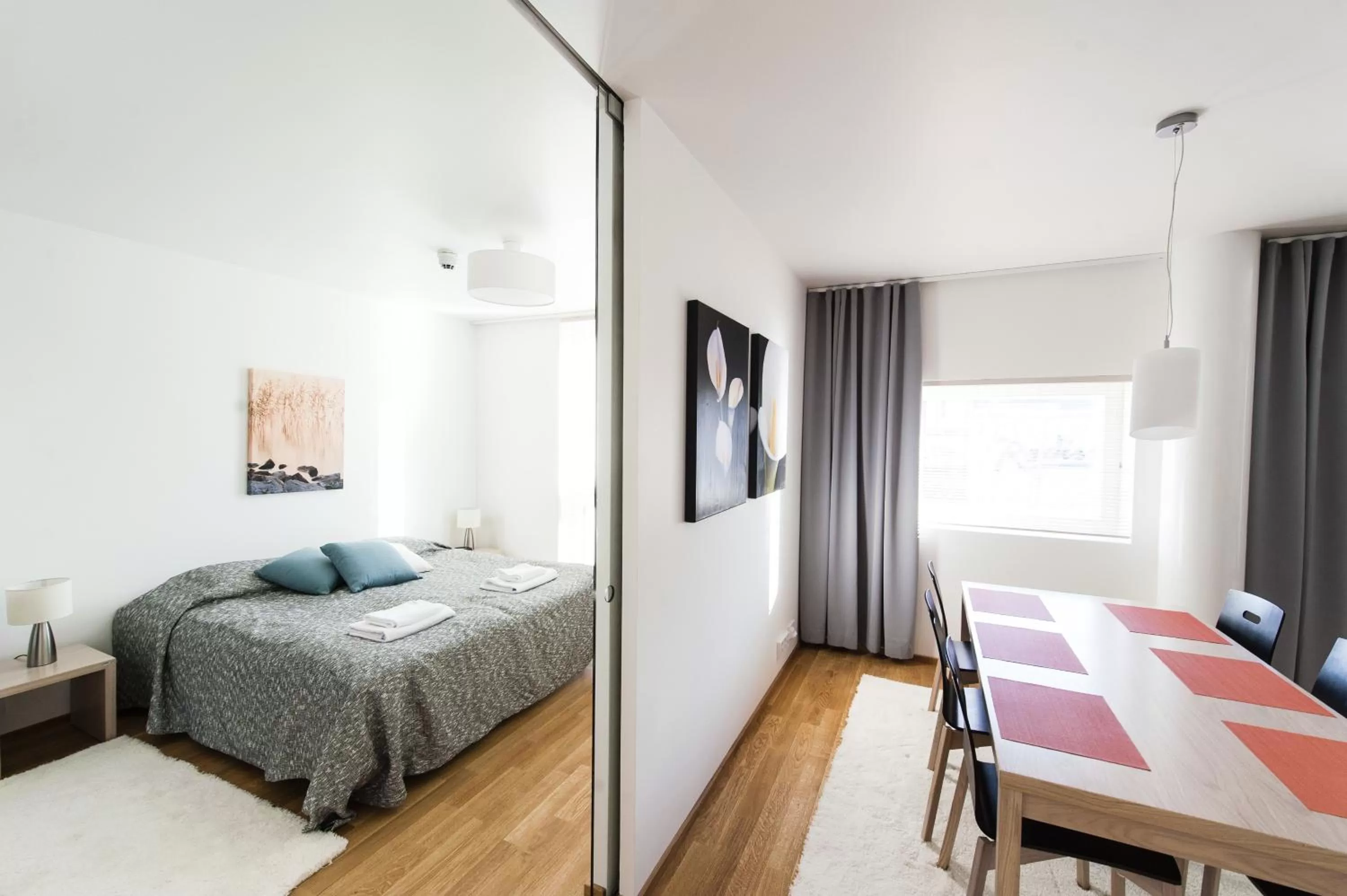 Day, Bed in Aalto Inn