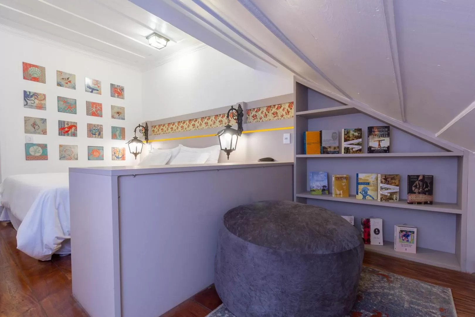 Bed in Pousada Aconchego