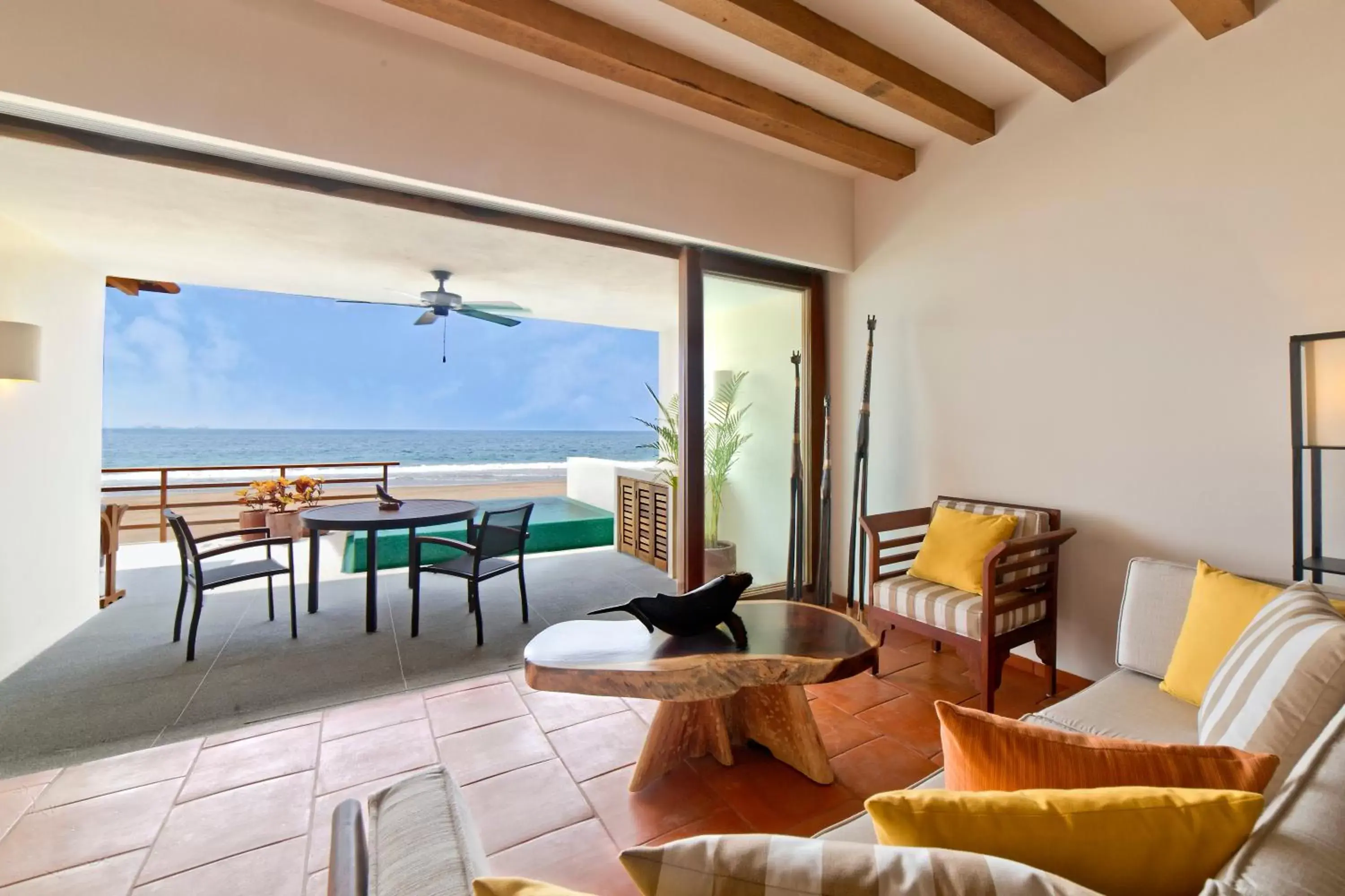 Seating Area in Marea Beachfront Villas