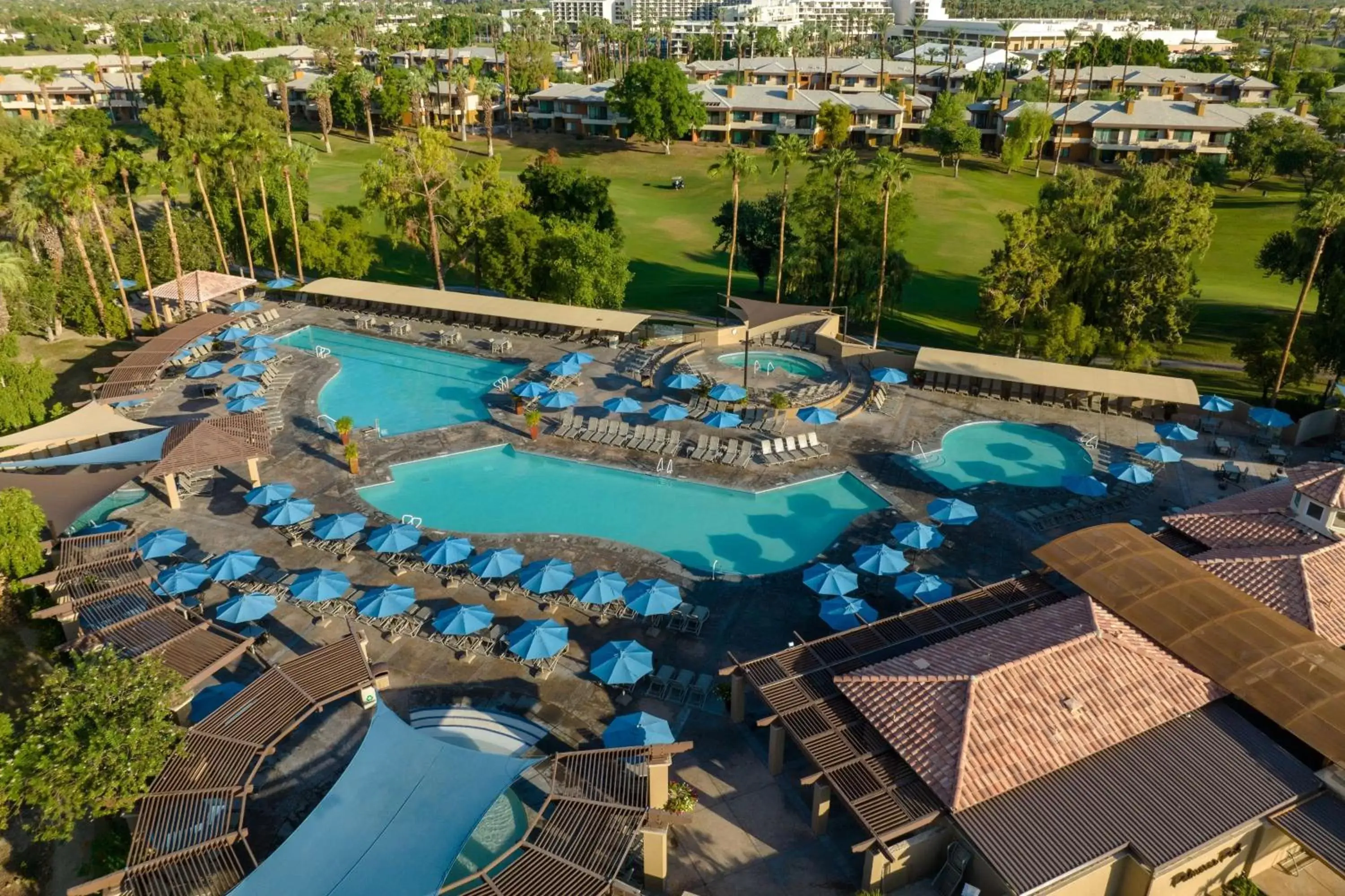 Swimming pool, Pool View in Marriott's Desert Springs Villas II