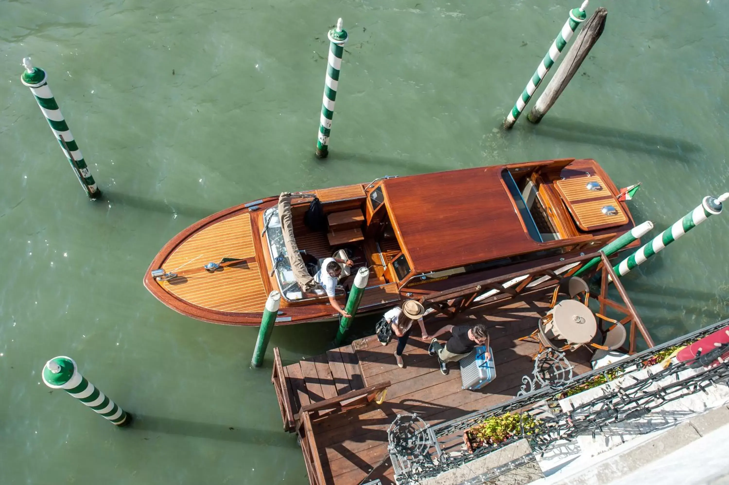 Patio, Bird's-eye View in Canal Grande