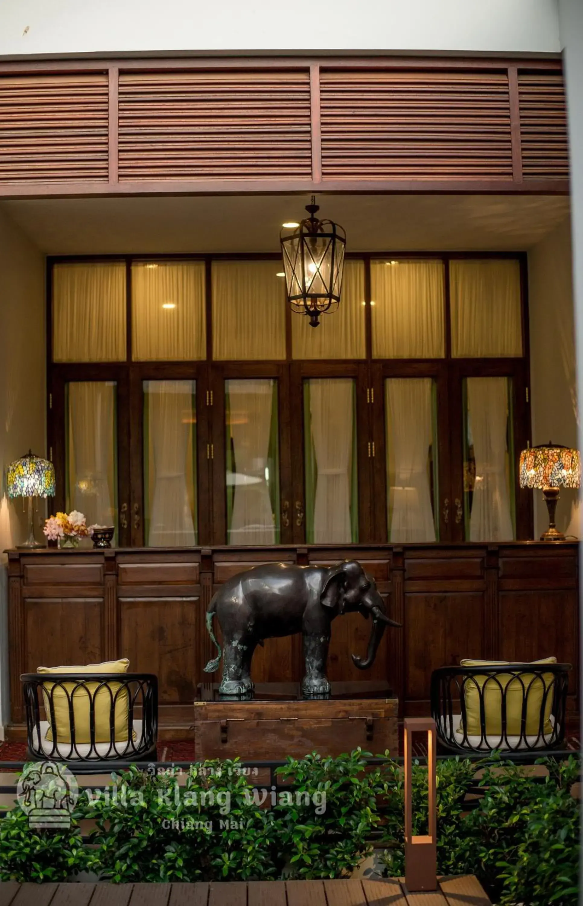 Lobby or reception in Villa Klang Wiang Lobby or reception in Villa Klang Wiang