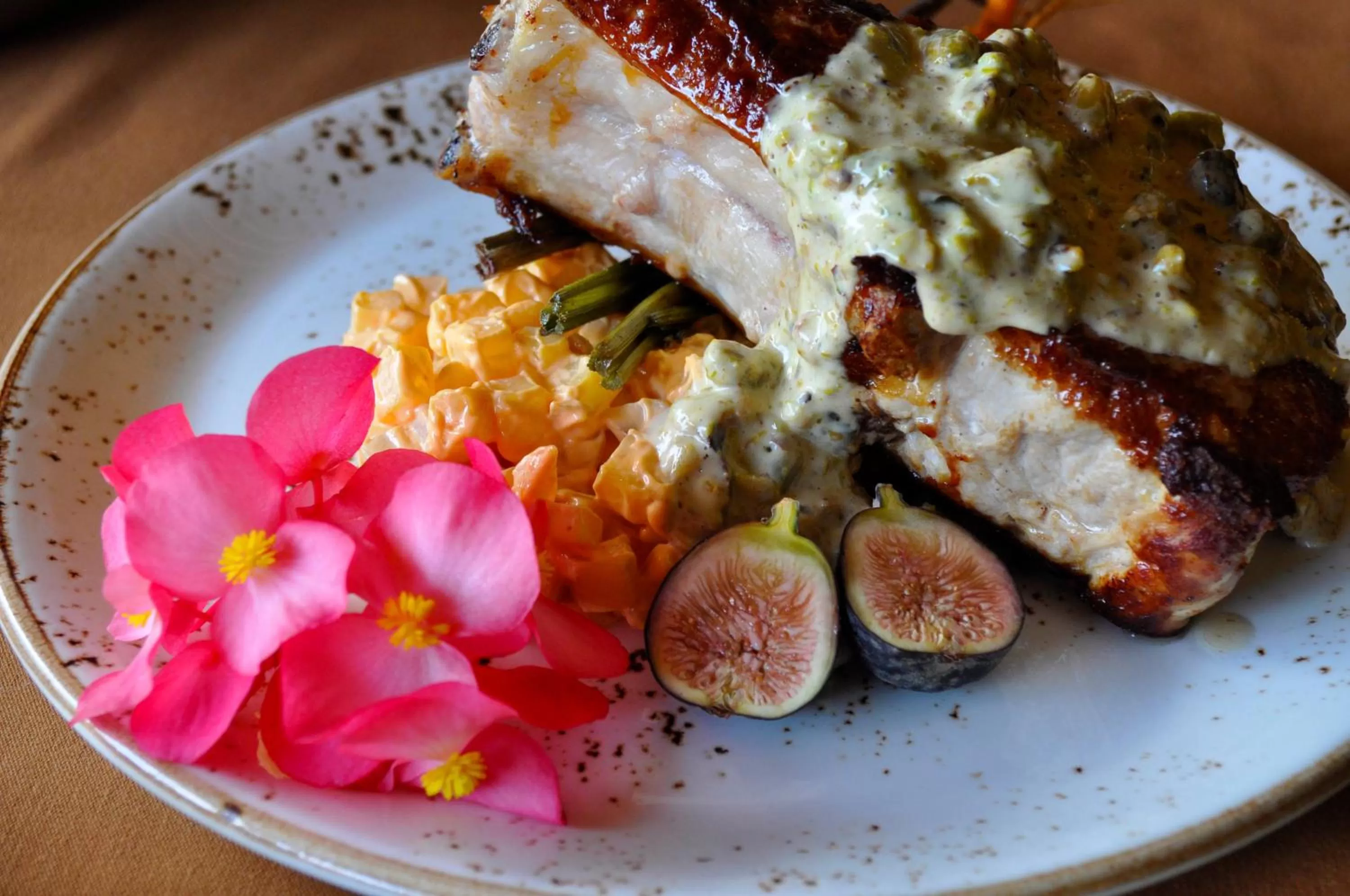 Food close-up in Settlers Inn