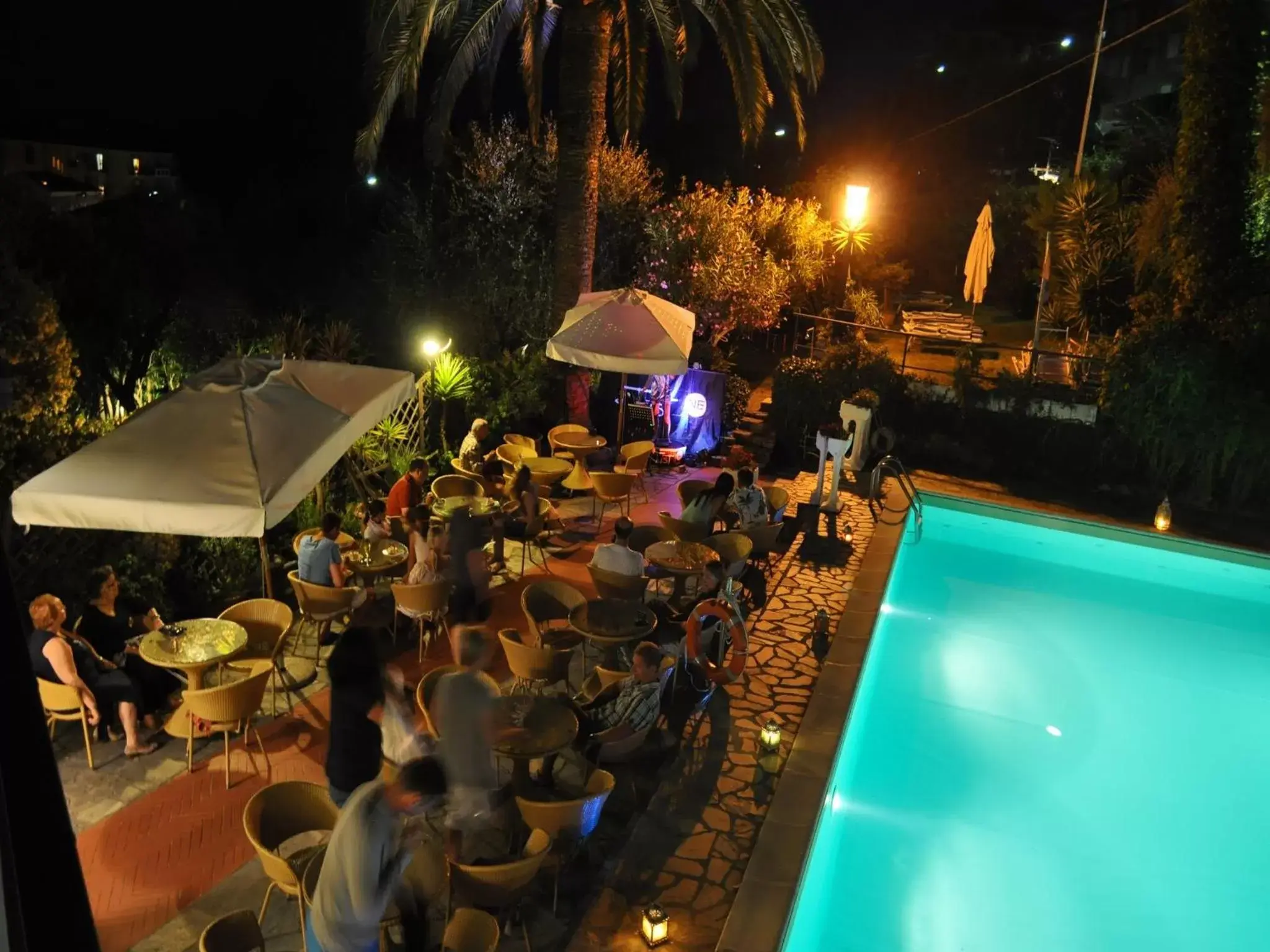 Night, Pool View in Hotel Bellavista