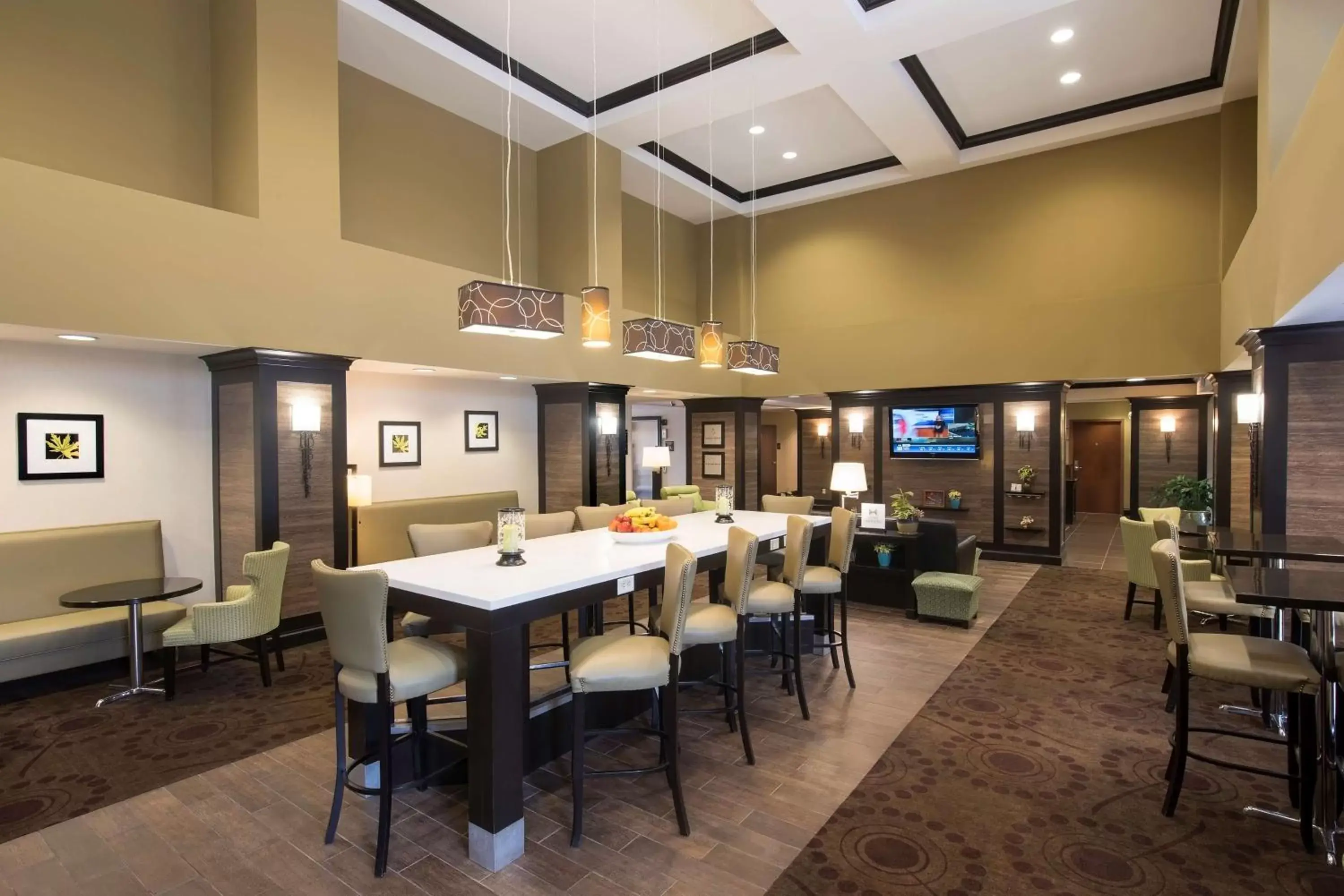 Dining area, Restaurant/Places to Eat in Hampton Inn & Suites Crawfordsville