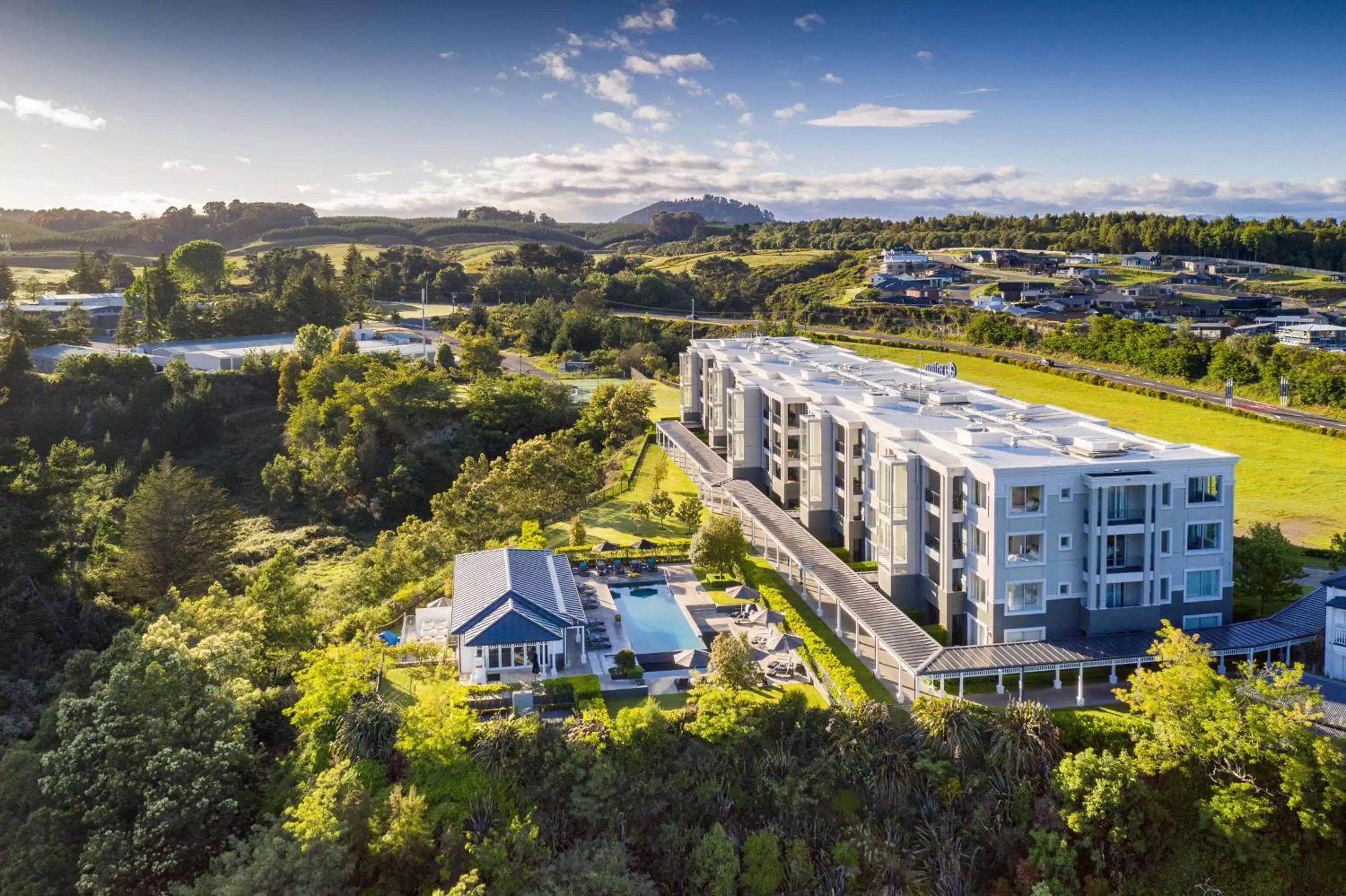Property building, Bird's-eye View in Hilton Lake Taupo