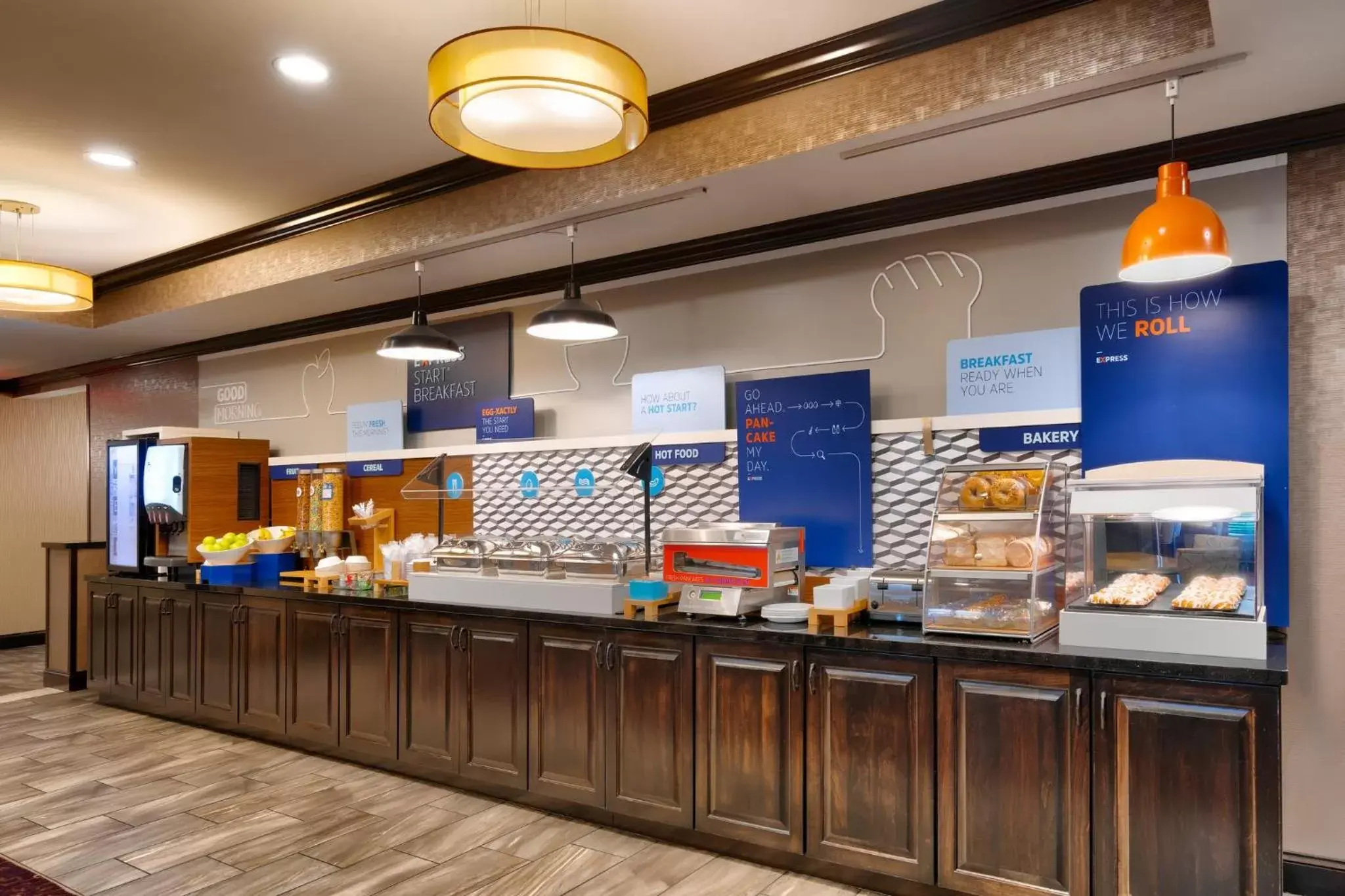 Breakfast, Restaurant/Places to Eat in Holiday Inn Express Hotel & Suites Billings, an IHG Hotel