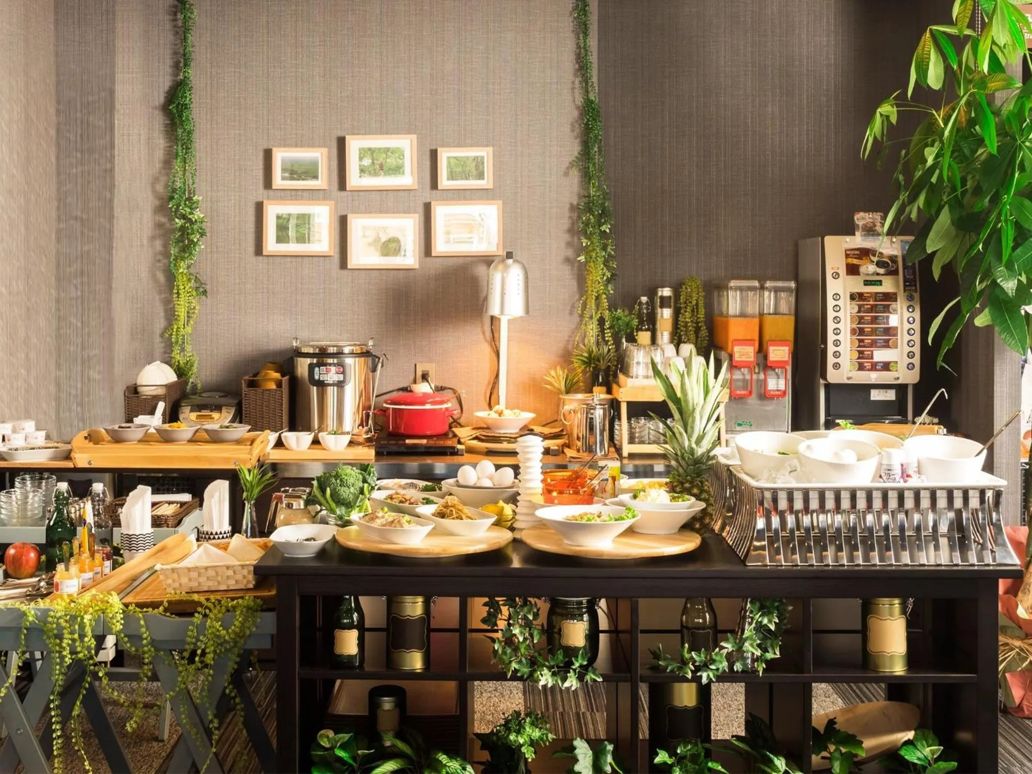 Buffet breakfast in Hotel AreaOne Kushiro