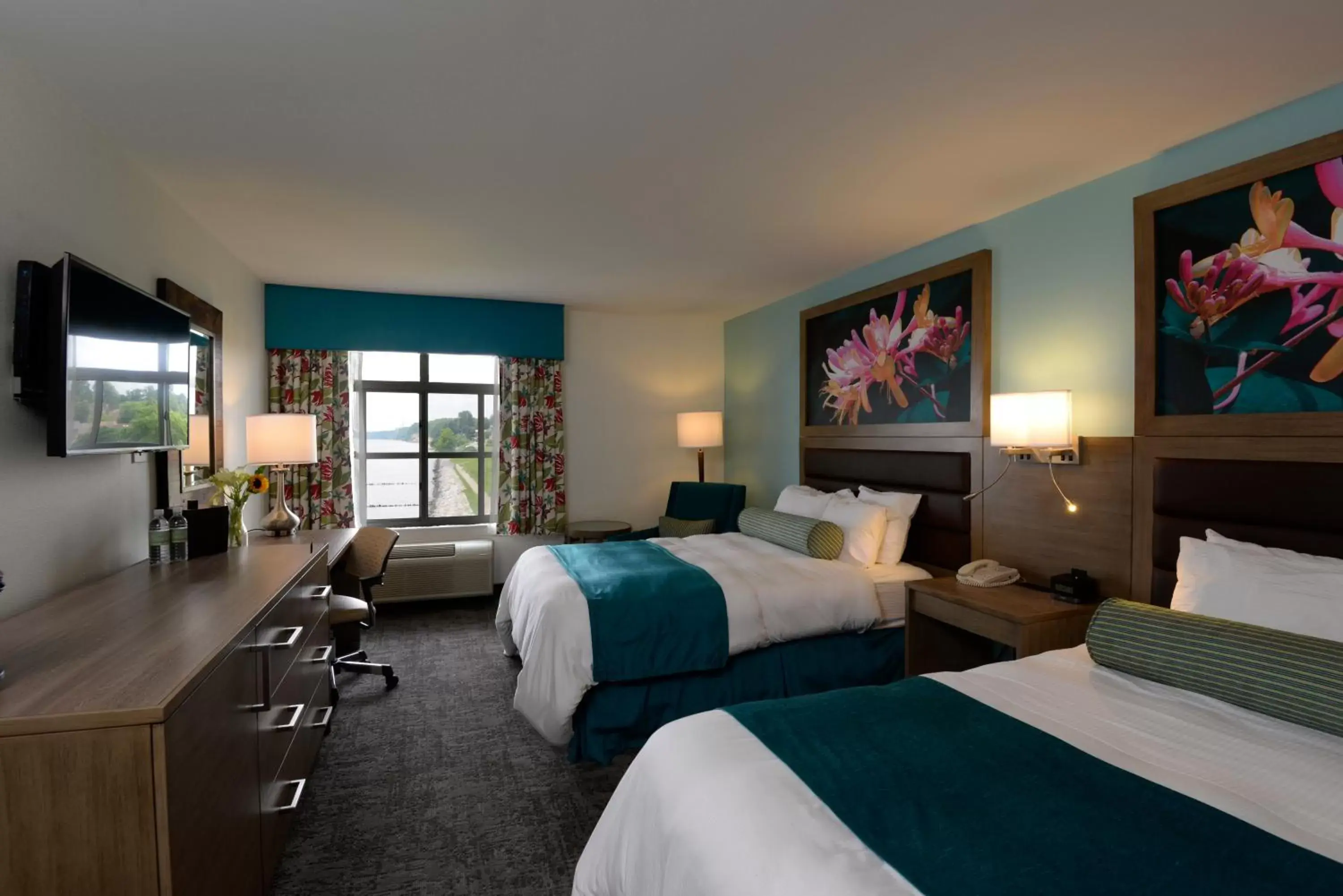 Garden view, Bed in Rod 'N' Reel Resort Garden view, Bed in Rod 'N' Reel Resort