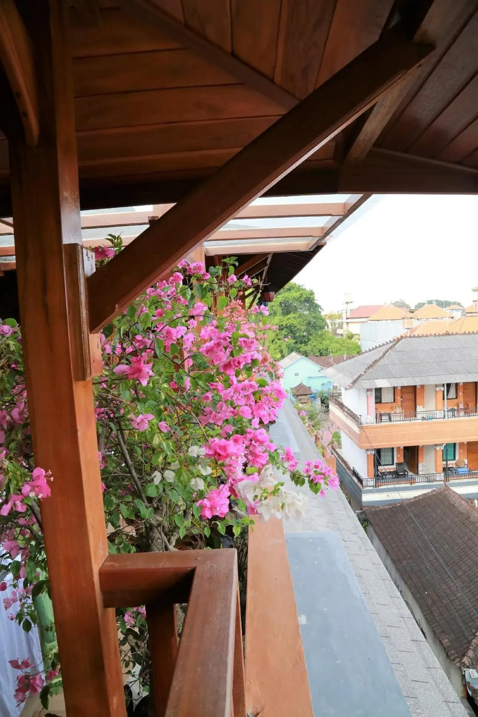 Balcony/Terrace in Seahouse Bali Indah Beach Inn