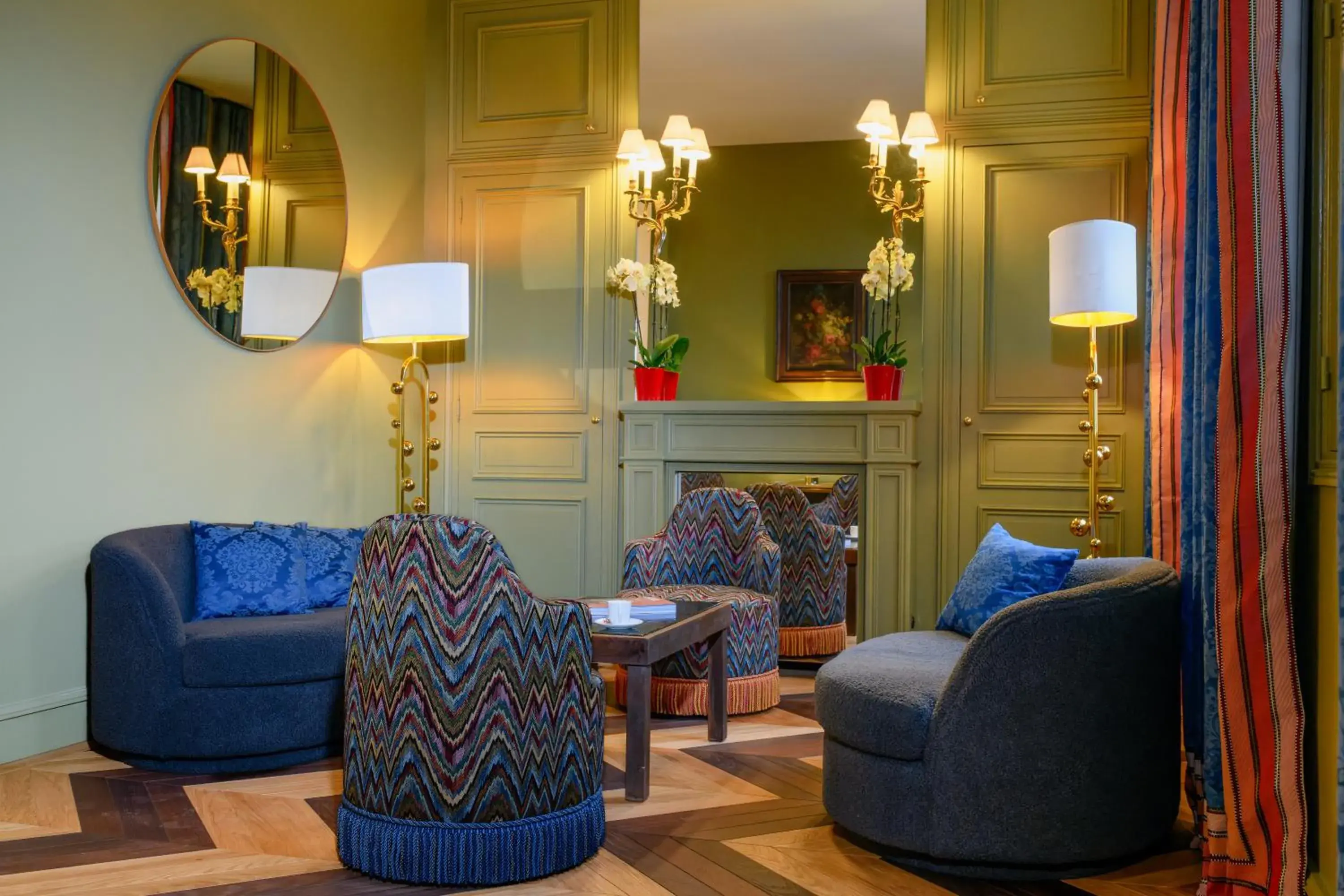 Lounge or bar, Seating Area in Hotel Les Hautes Roches