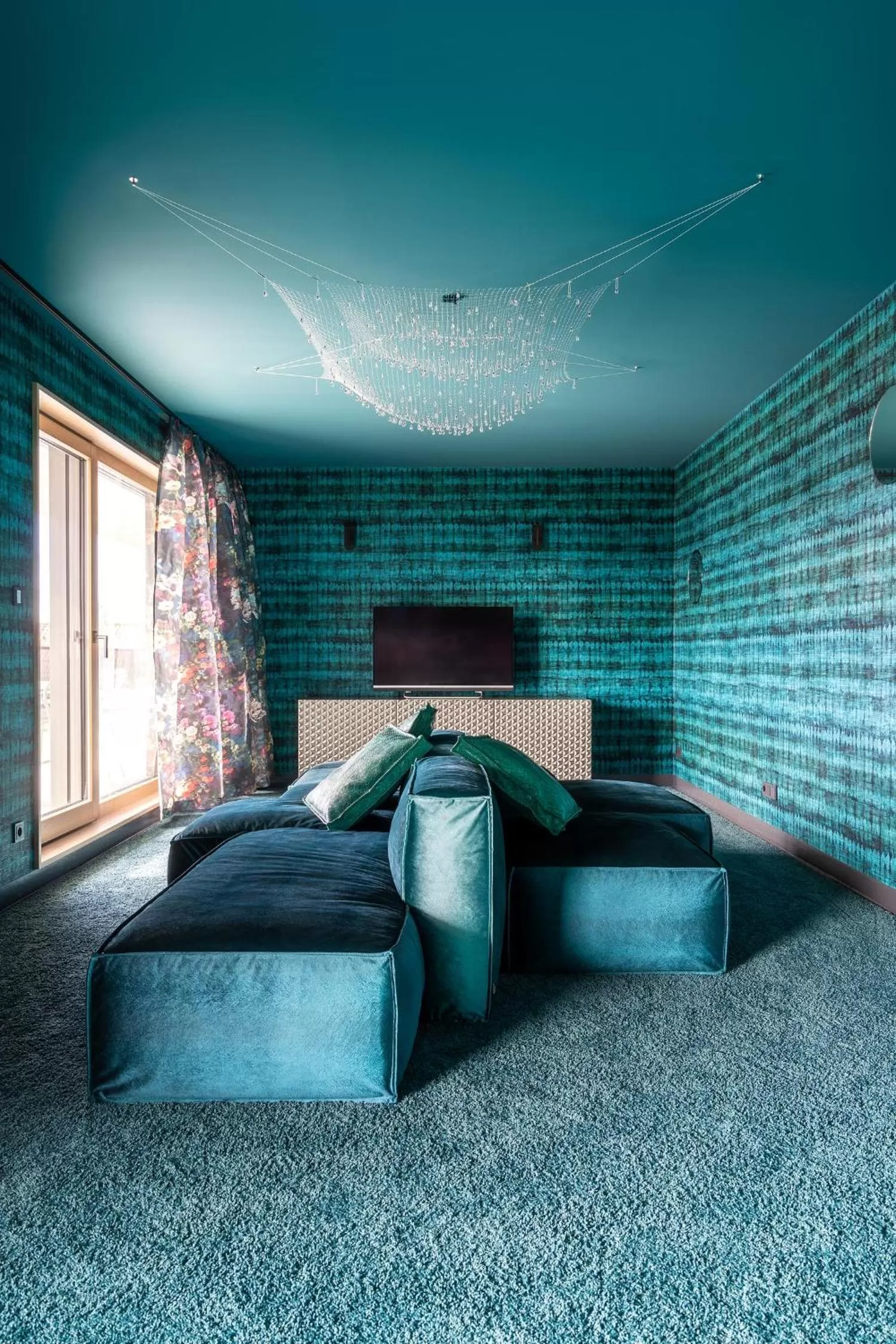 Living room, Bed in Laurichhof