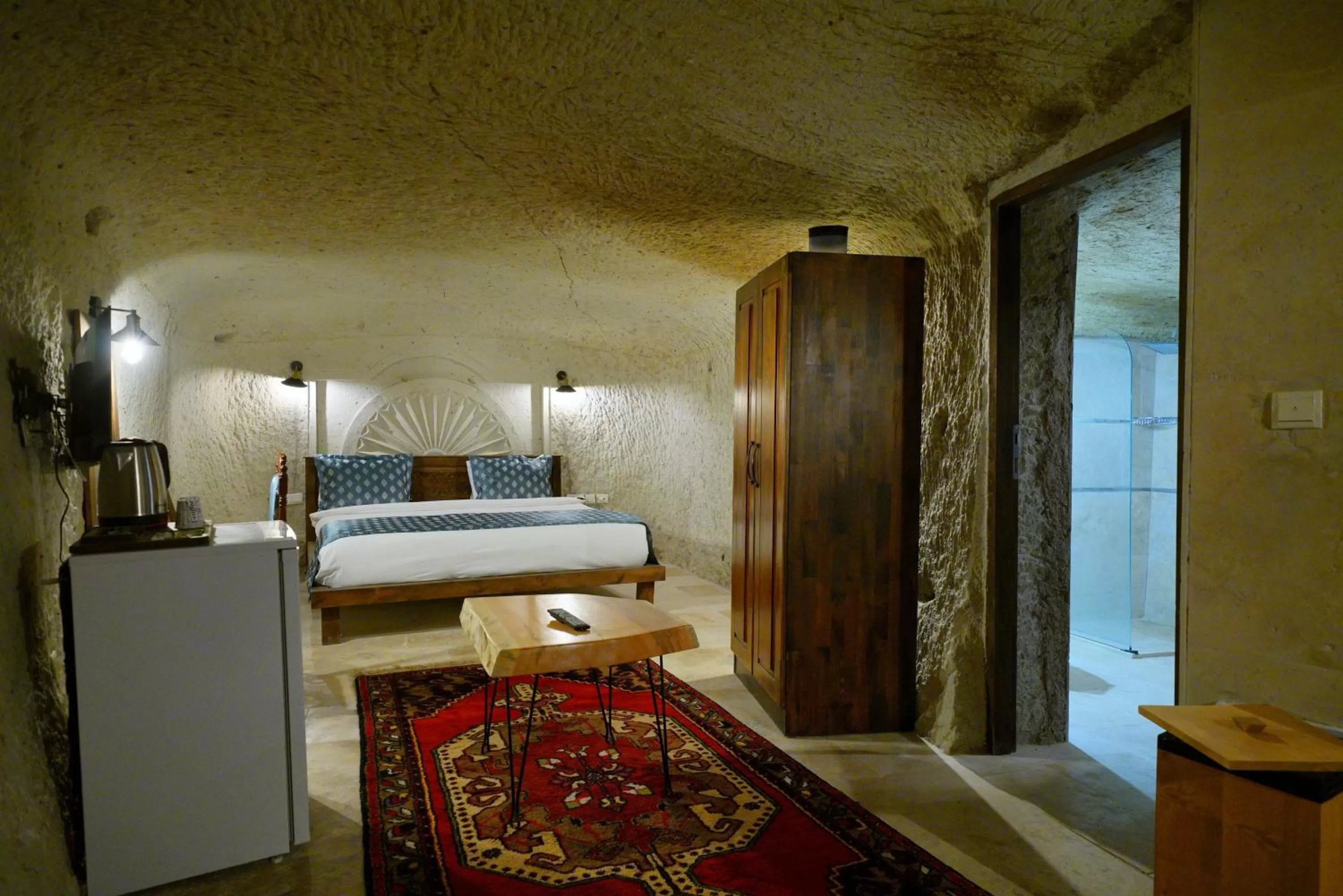 Bedroom, Bed in Cappadocia Nar Cave House & Swimming Pool