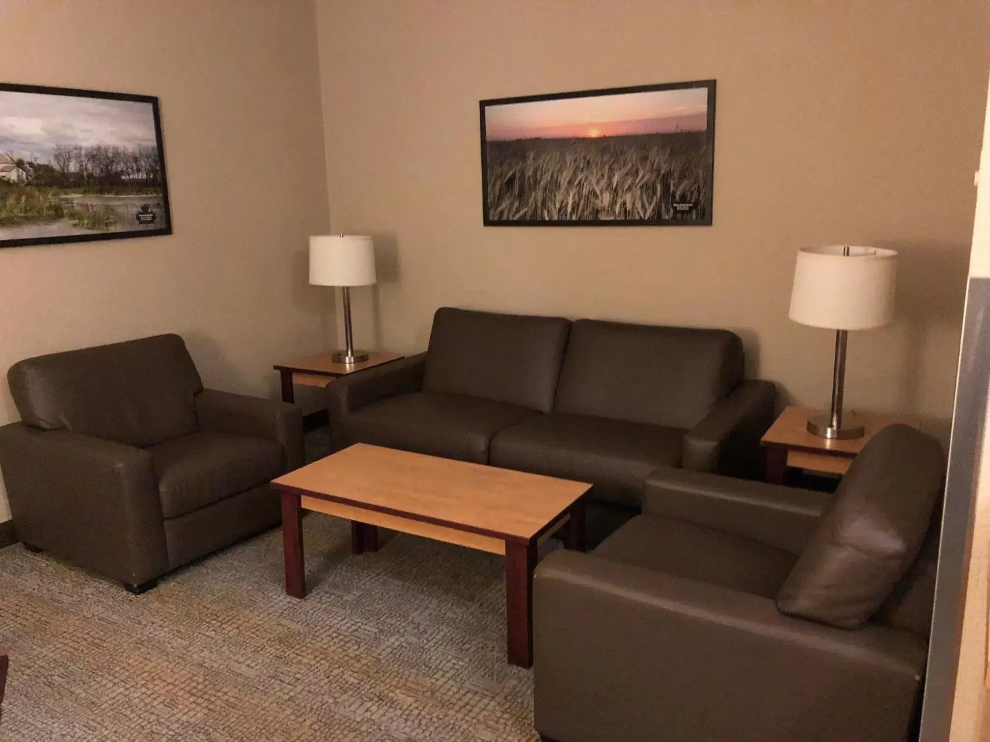 Living room, Seating Area in Canad Inns Destination Centre Windsor Park