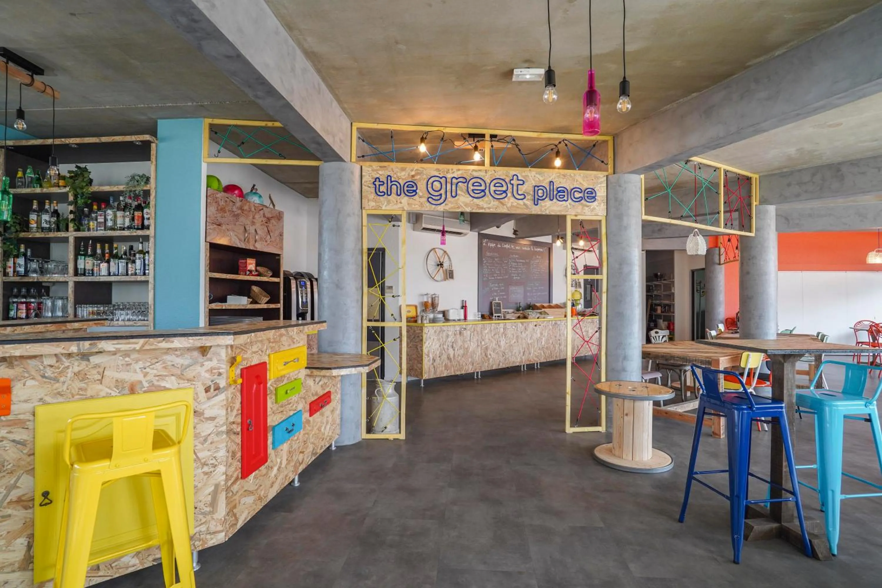Lobby or reception in greet Hotel Bordeaux Aeroport
