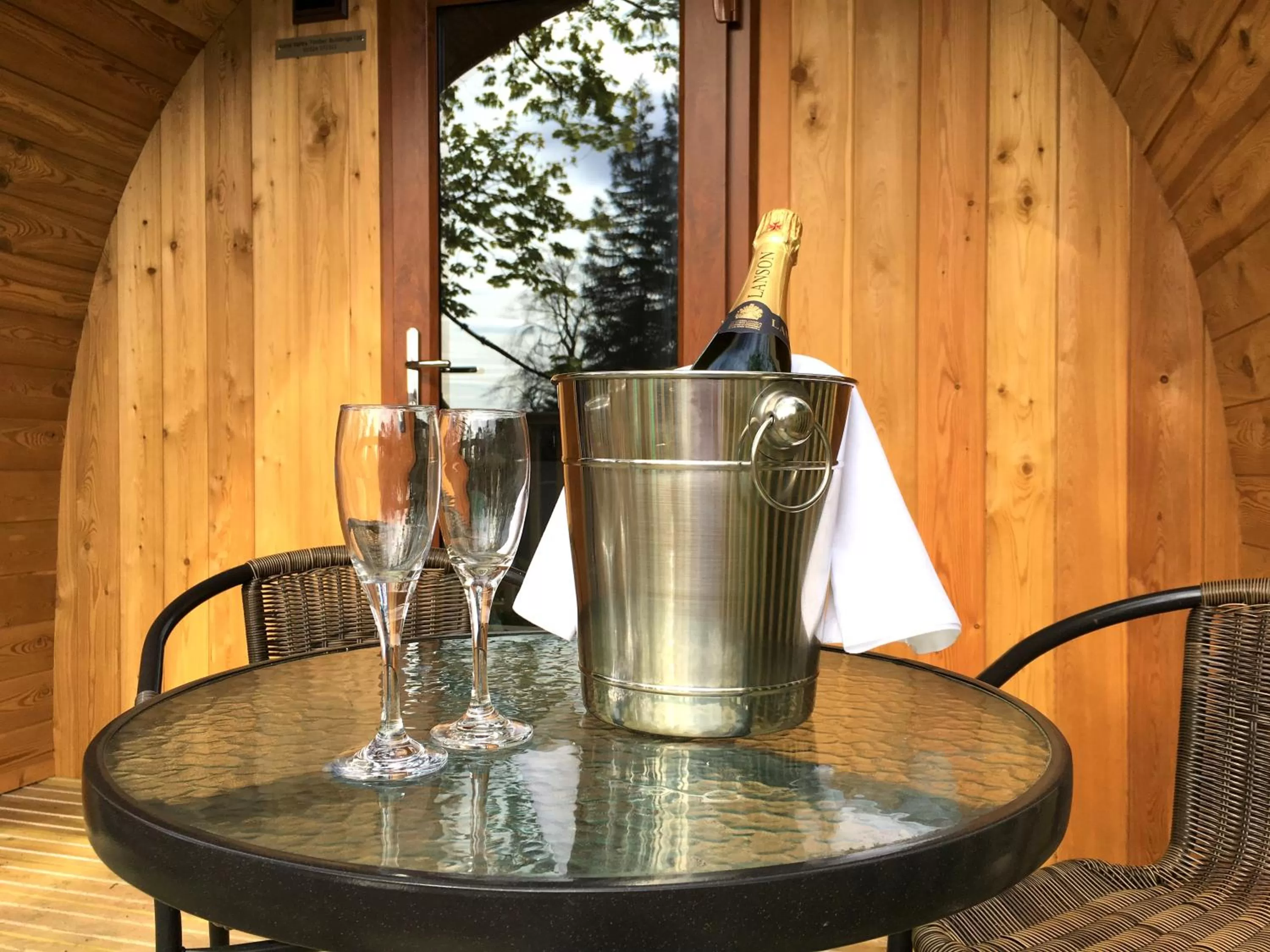 Patio in Inglewood House and Spa